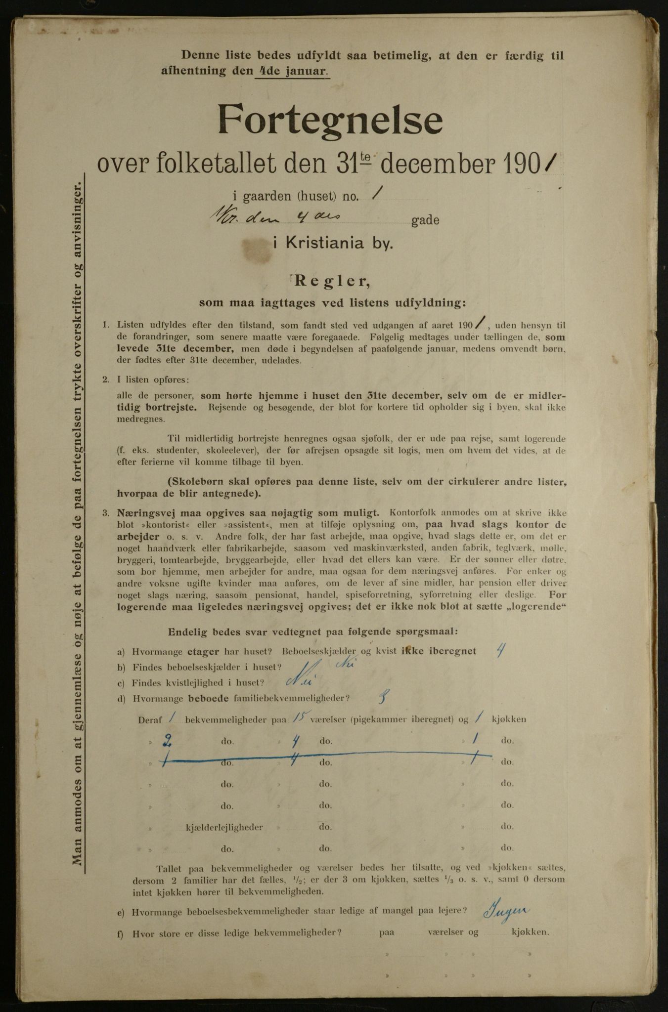 OBA, Kommunal folketelling 31.12.1901 for Kristiania kjøpstad, 1901, s. 8324