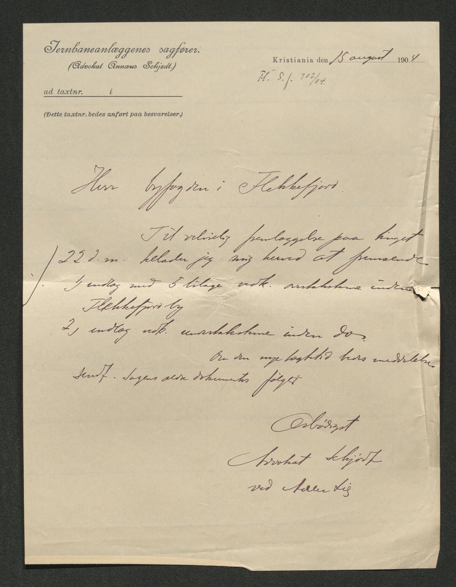 Flekkefjord byfogd, AV/SAK-1222-0002/F/Fa/L0006: Bytingsprotokoll nr. 6, 1894-1908