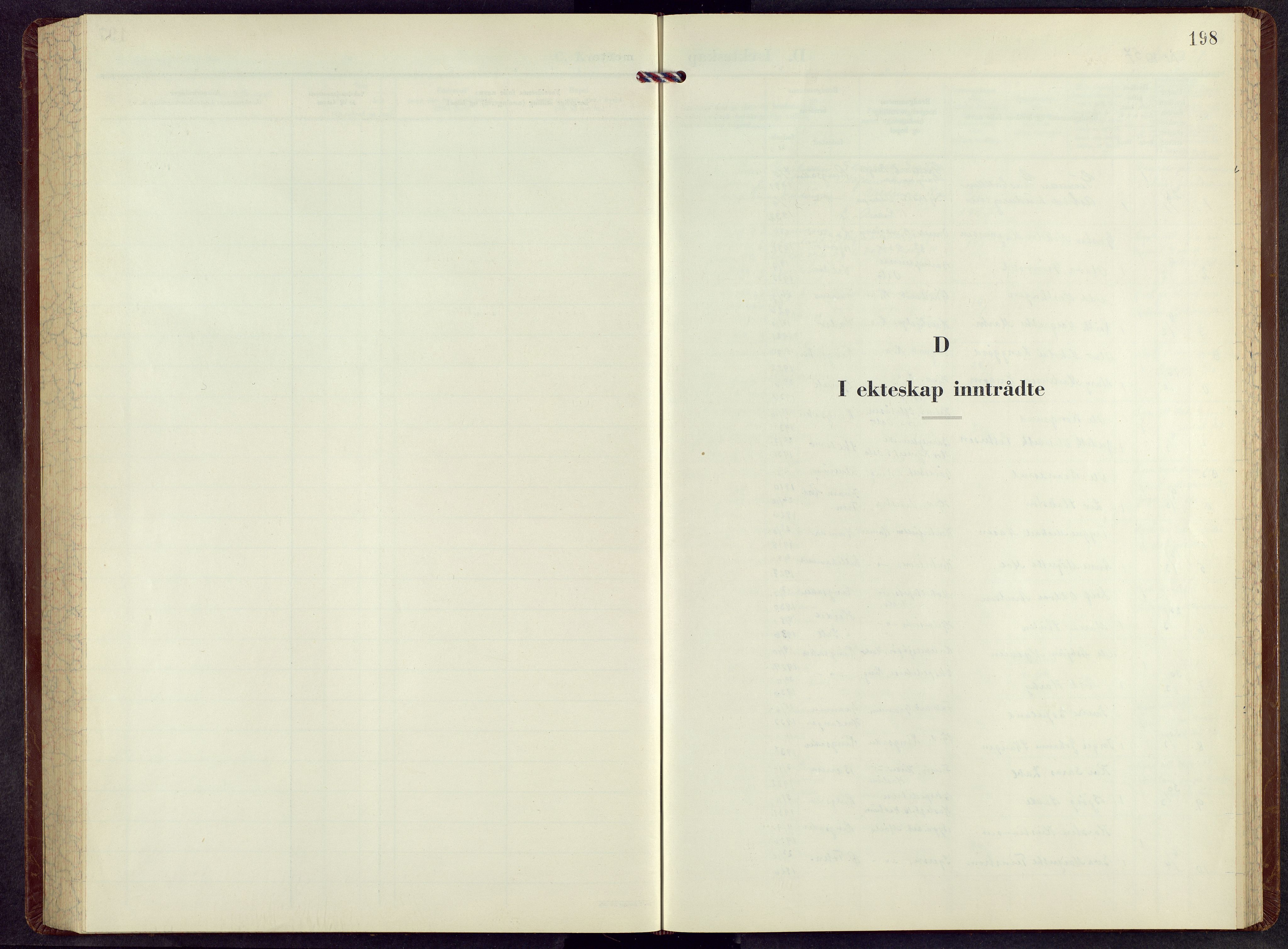 Ringsaker prestekontor, SAH/PREST-014/L/La/L0022: Klokkerbok nr. 22, 1957-1966, s. 198