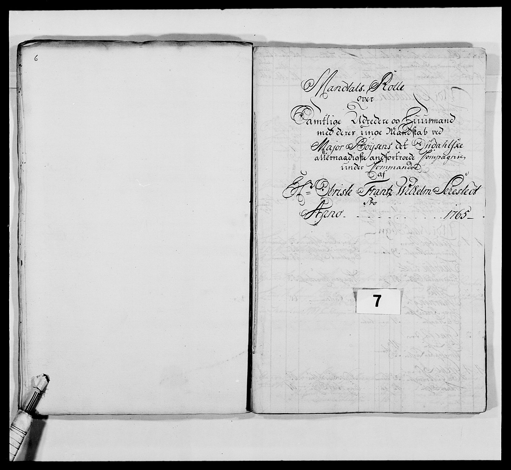 Kommanderende general (KG I) med Det norske krigsdirektorium, AV/RA-EA-5419/E/Ea/L0476: 1. Sønnafjelske dragonregiment, 1765-1767, s. 119
