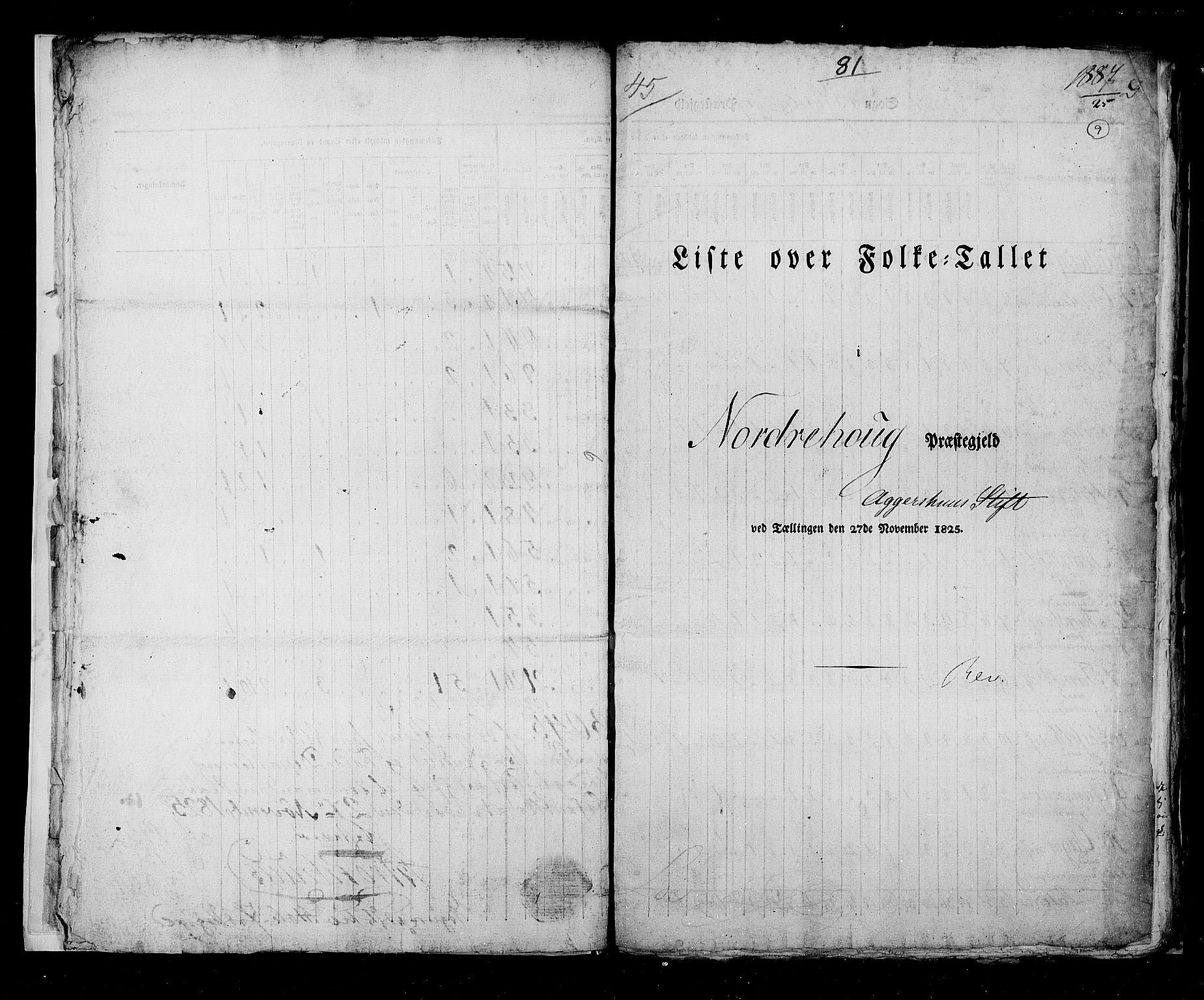 RA, Folketellingen 1825, bind 7: Buskerud amt, 1825, s. 9