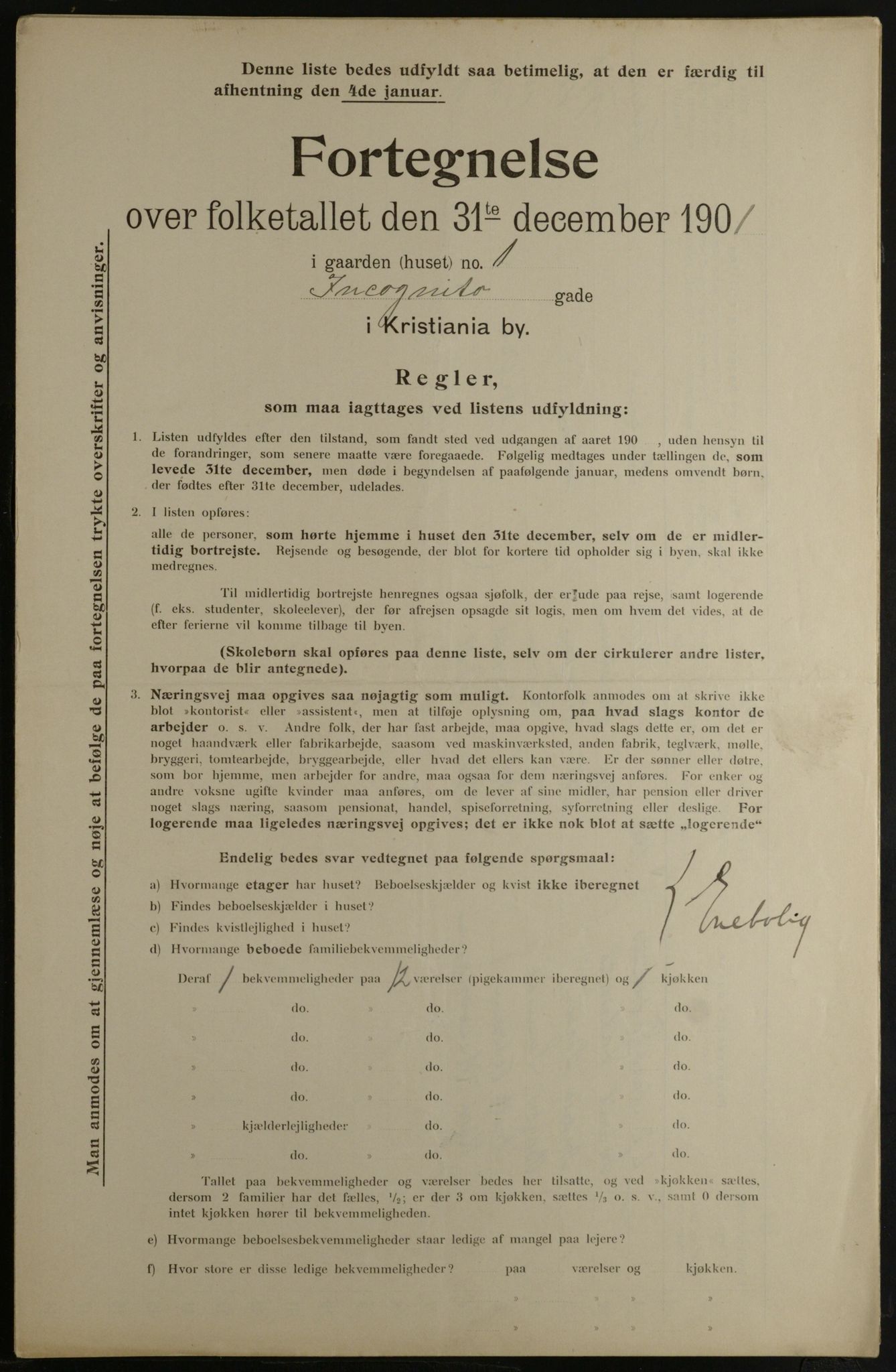 OBA, Kommunal folketelling 31.12.1901 for Kristiania kjøpstad, 1901, s. 6921