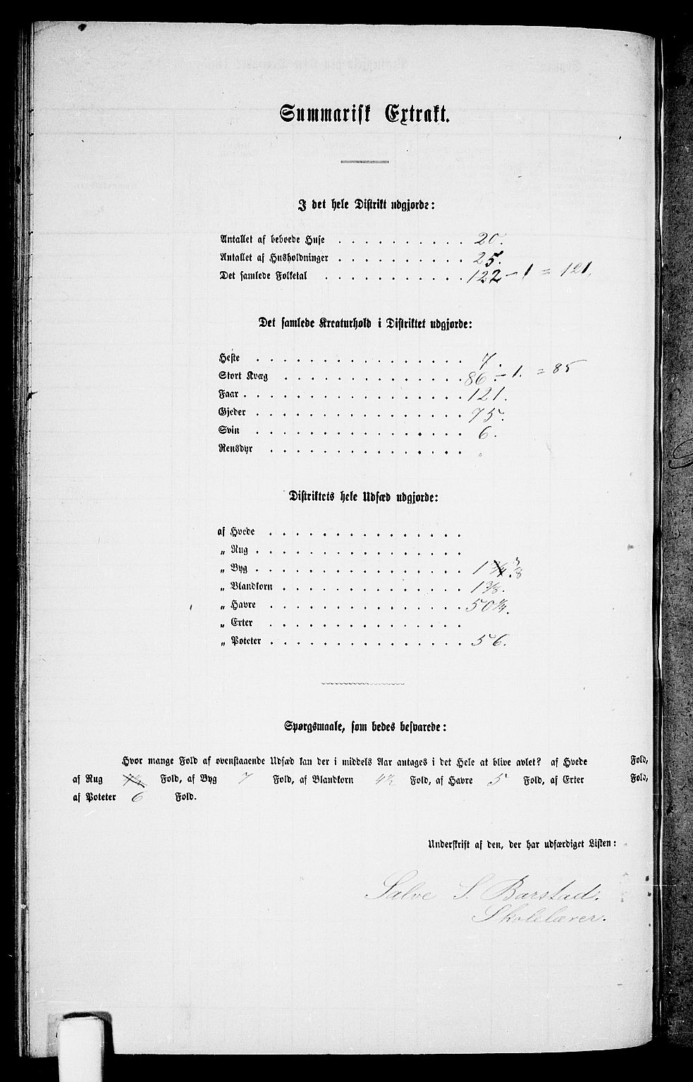 RA, Folketelling 1865 for 1028P Nord-Audnedal prestegjeld, 1865, s. 102