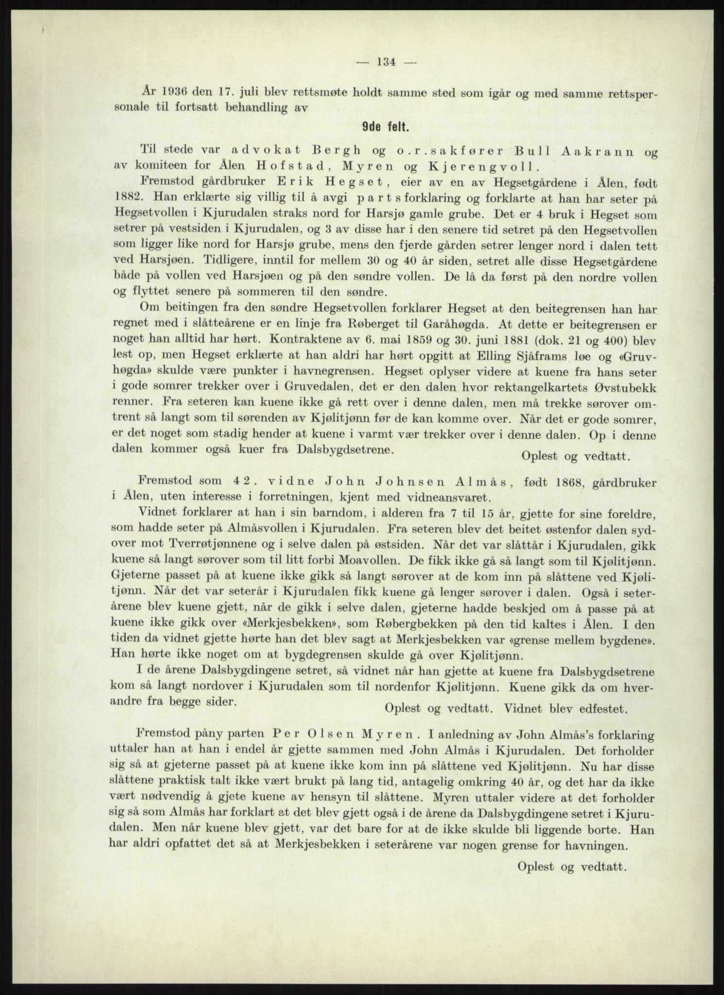 Høyfjellskommisjonen, AV/RA-S-1546/X/Xa/L0001: Nr. 1-33, 1909-1953, s. 4410