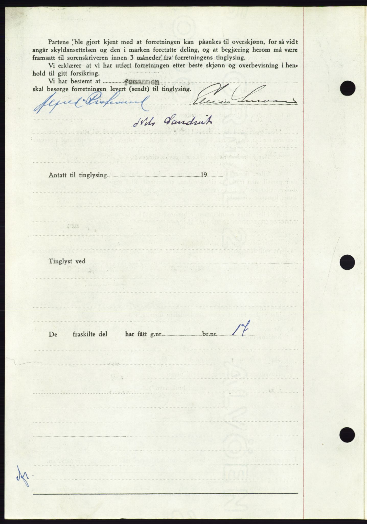 Søre Sunnmøre sorenskriveri, AV/SAT-A-4122/1/2/2C/L0095: Pantebok nr. 21A, 1953-1953, Dagboknr: 1541/1953