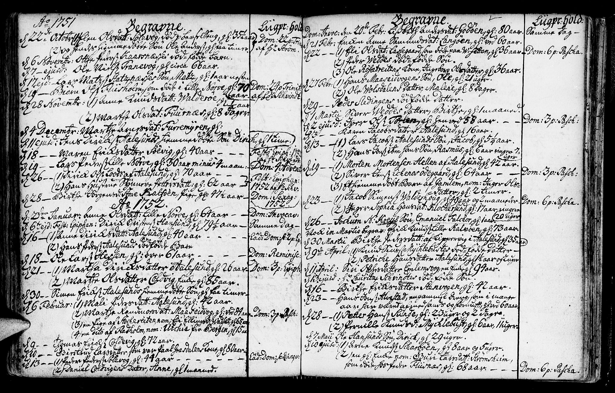 Ministerialprotokoller, klokkerbøker og fødselsregistre - Møre og Romsdal, AV/SAT-A-1454/528/L0391: Ministerialbok nr. 528A02, 1739-1761