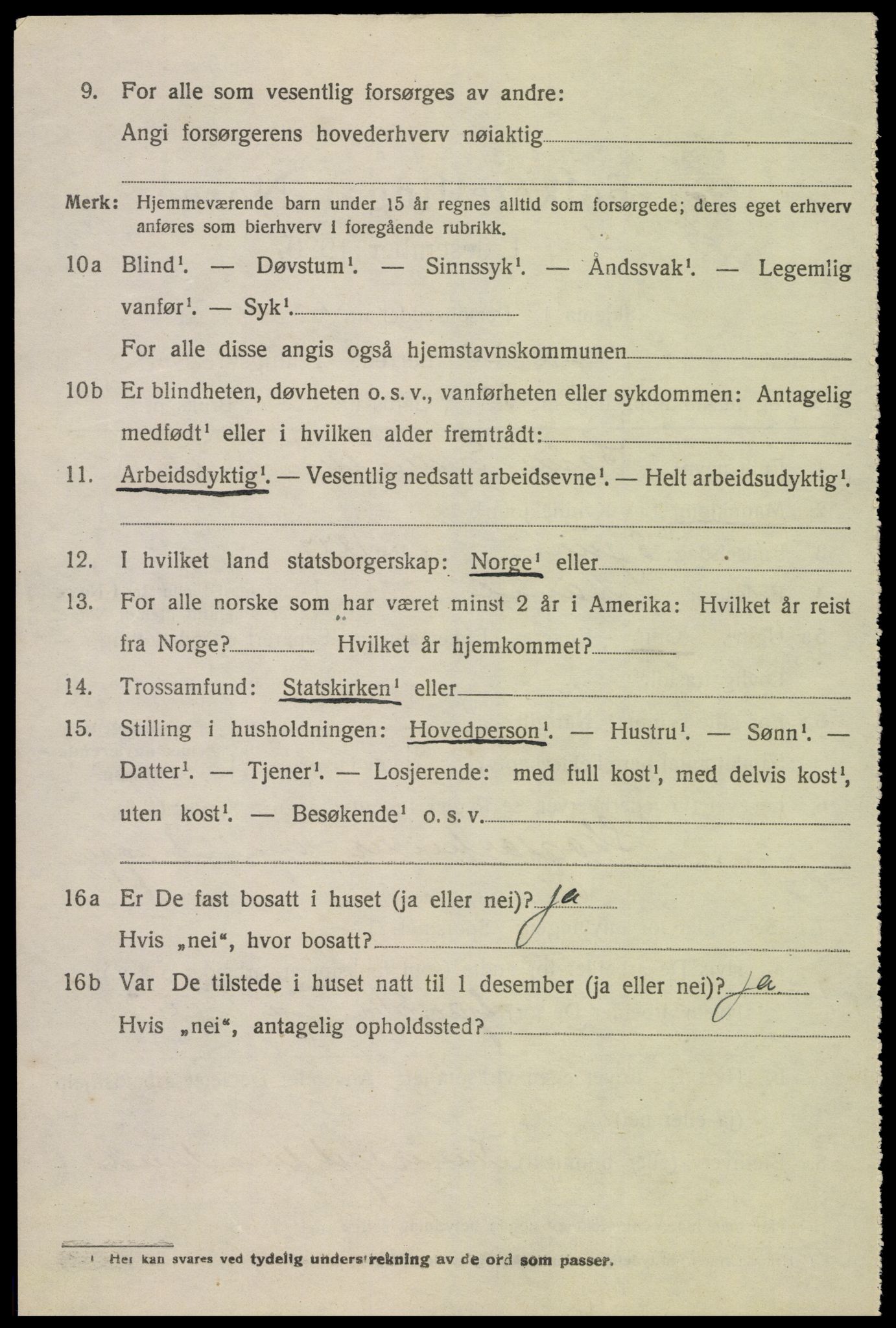 SAK, Folketelling 1920 for 0929 Åmli herred, 1920, s. 2326