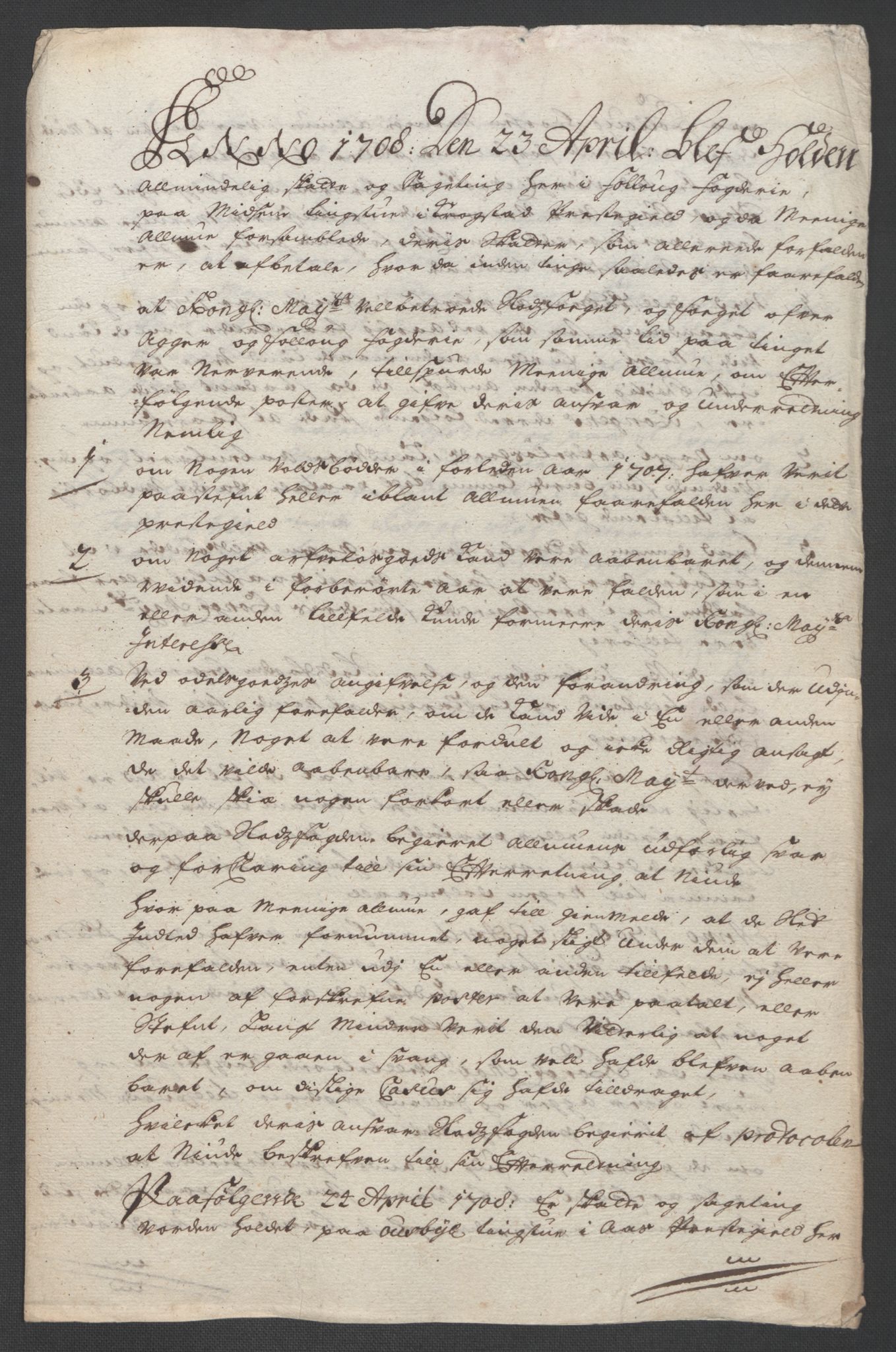 Rentekammeret inntil 1814, Reviderte regnskaper, Fogderegnskap, AV/RA-EA-4092/R10/L0447: Fogderegnskap Aker og Follo, 1707-1709, s. 94