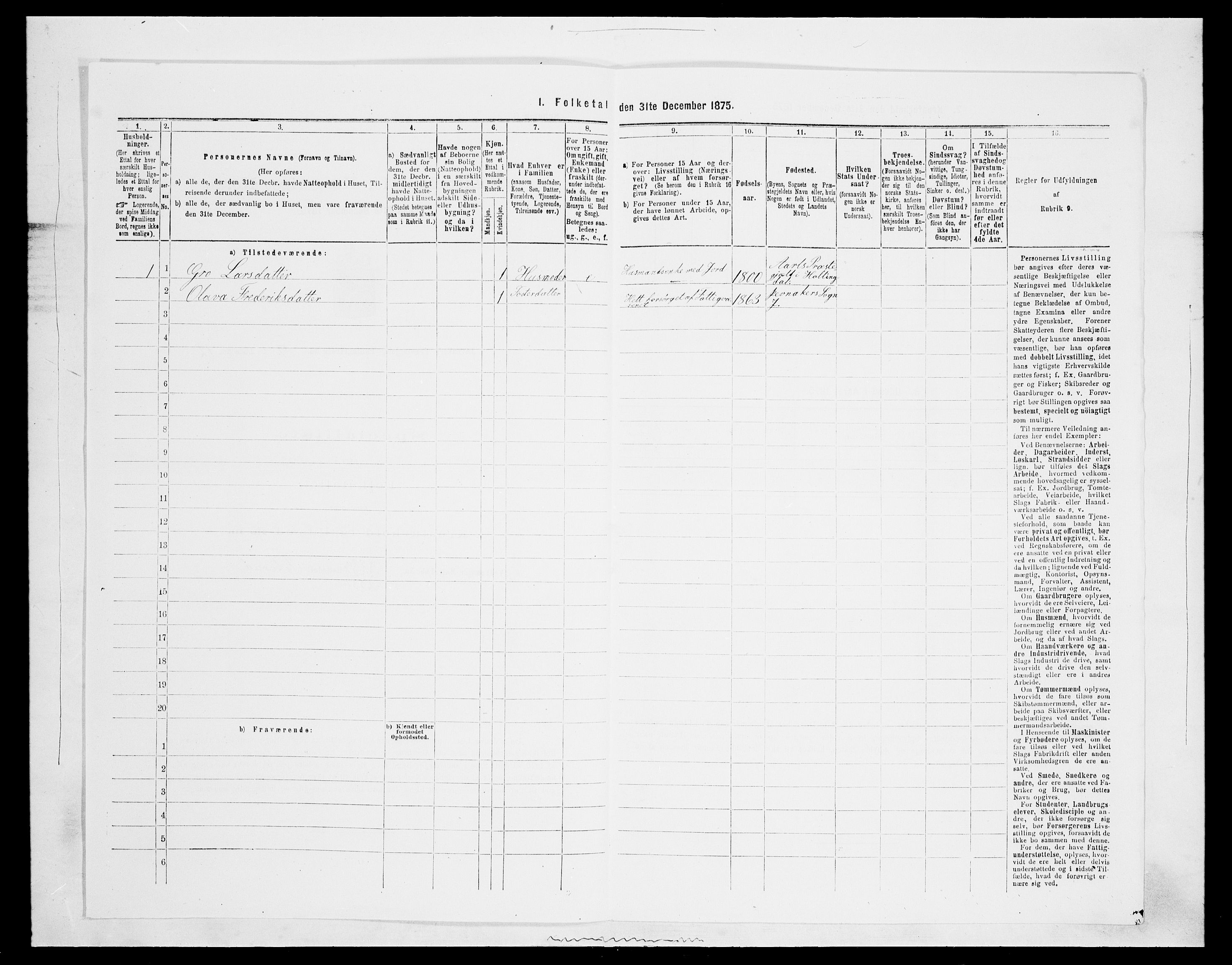 SAH, Folketelling 1875 for 0532P Jevnaker prestegjeld, 1875, s. 1527