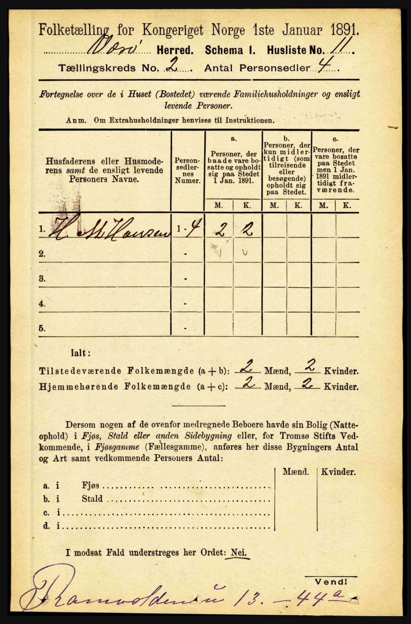 RA, Folketelling 1891 for 1857 Værøy herred, 1891, s. 270