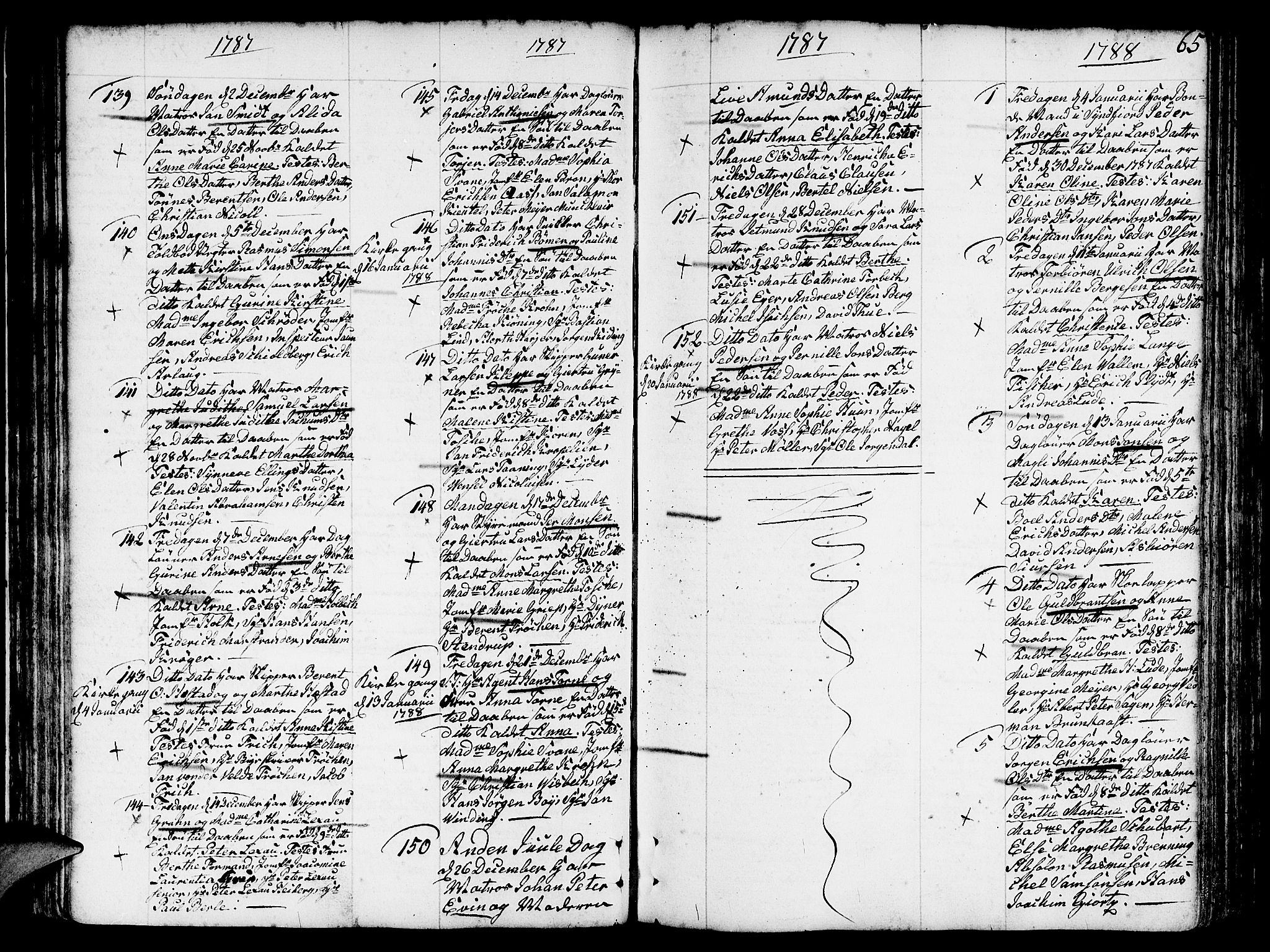 Nykirken Sokneprestembete, AV/SAB-A-77101/H/Haa/L0005: Ministerialbok nr. A 5, 1775-1808, s. 65