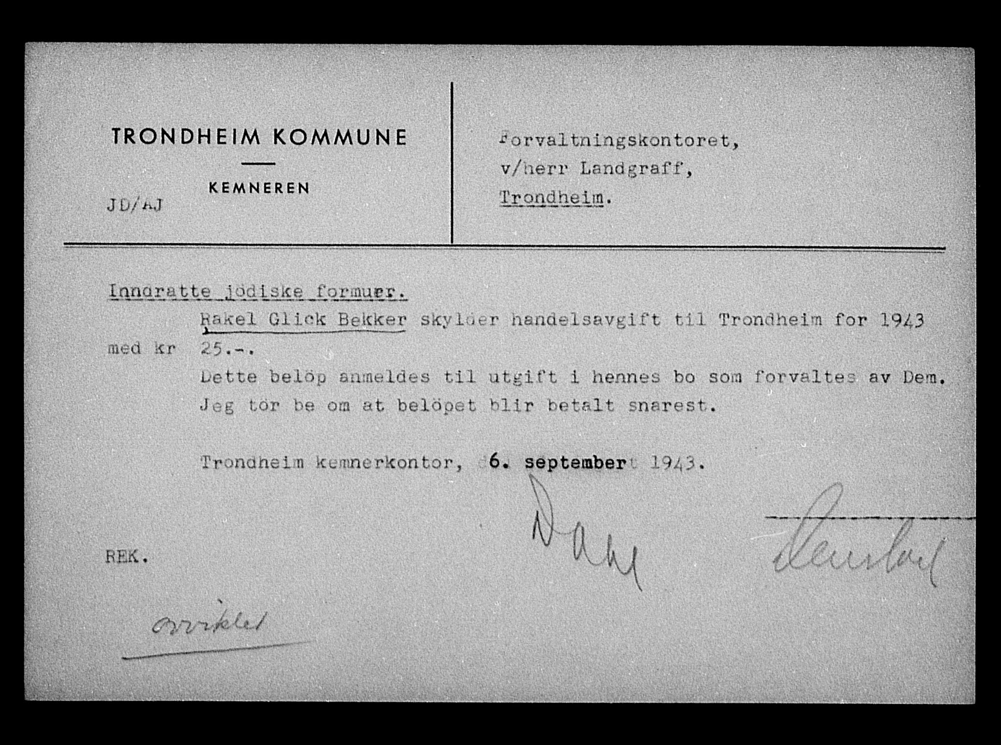 Justisdepartementet, Tilbakeføringskontoret for inndratte formuer, AV/RA-S-1564/H/Hc/Hca/L0895: --, 1945-1947, s. 585