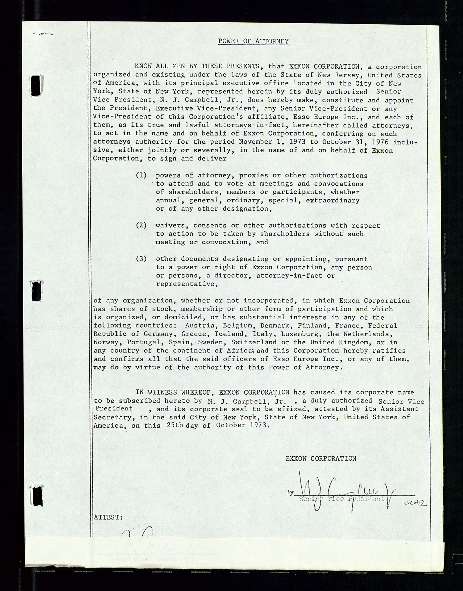 Pa 1512 - Esso Exploration and Production Norway Inc., SAST/A-101917/A/Aa/L0001/0002: Styredokumenter / Corporate records, Board meeting minutes, Agreements, Stocholder meetings, 1975-1979, s. 16