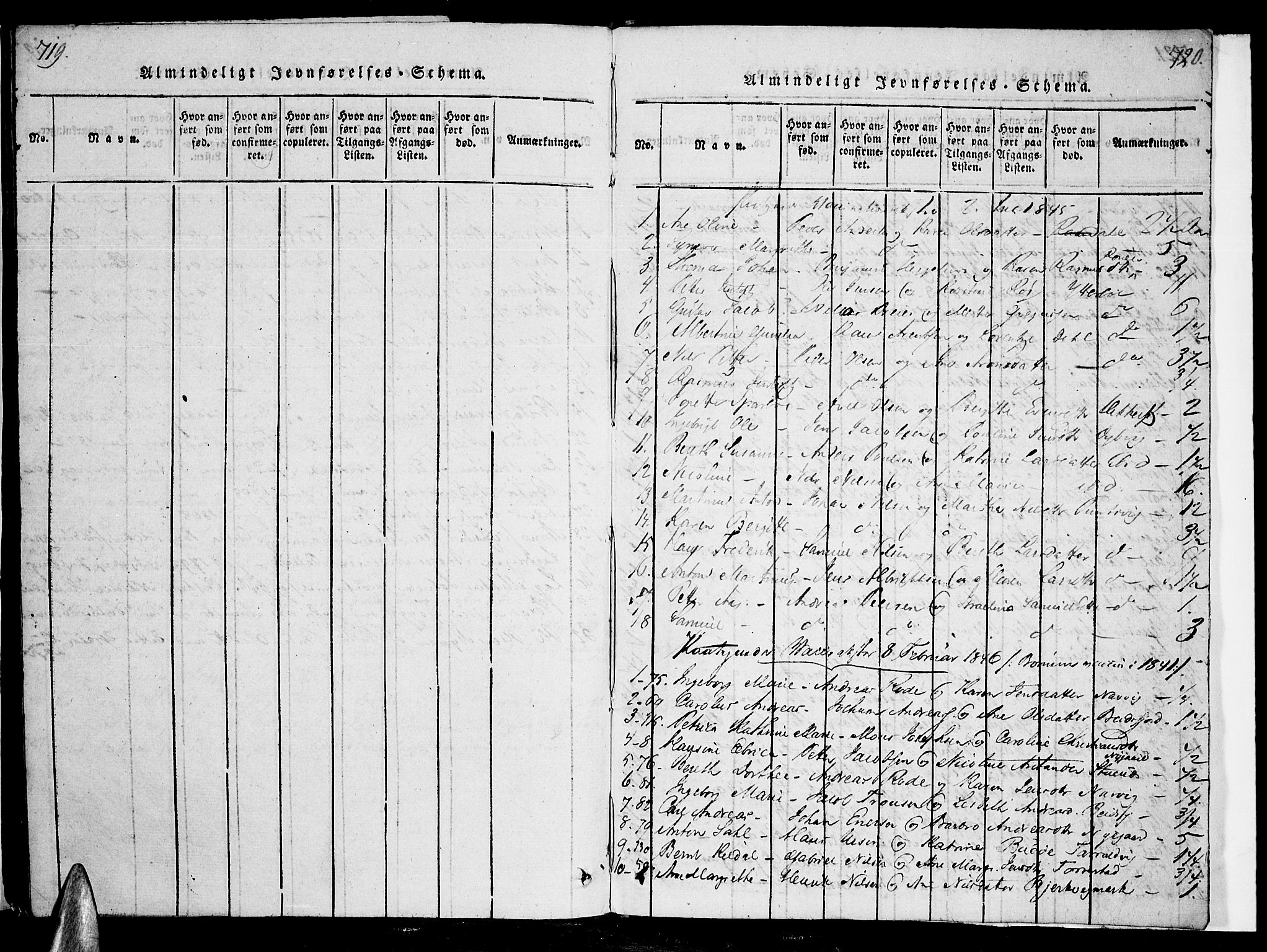 Ministerialprotokoller, klokkerbøker og fødselsregistre - Nordland, SAT/A-1459/863/L0894: Ministerialbok nr. 863A06, 1821-1851, s. 719-720