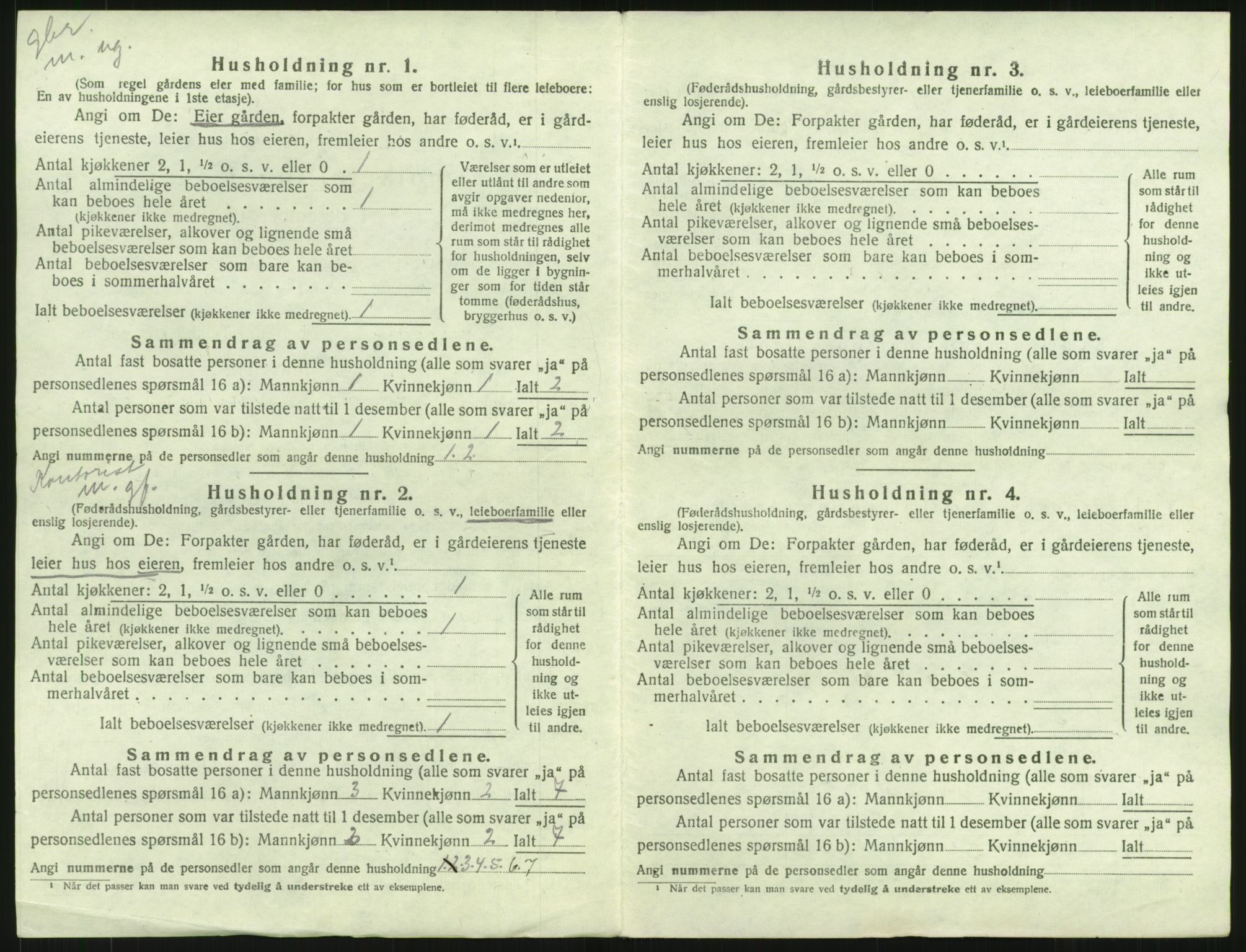 SAH, Folketelling 1920 for 0440 Kvikne herred, 1920, s. 35