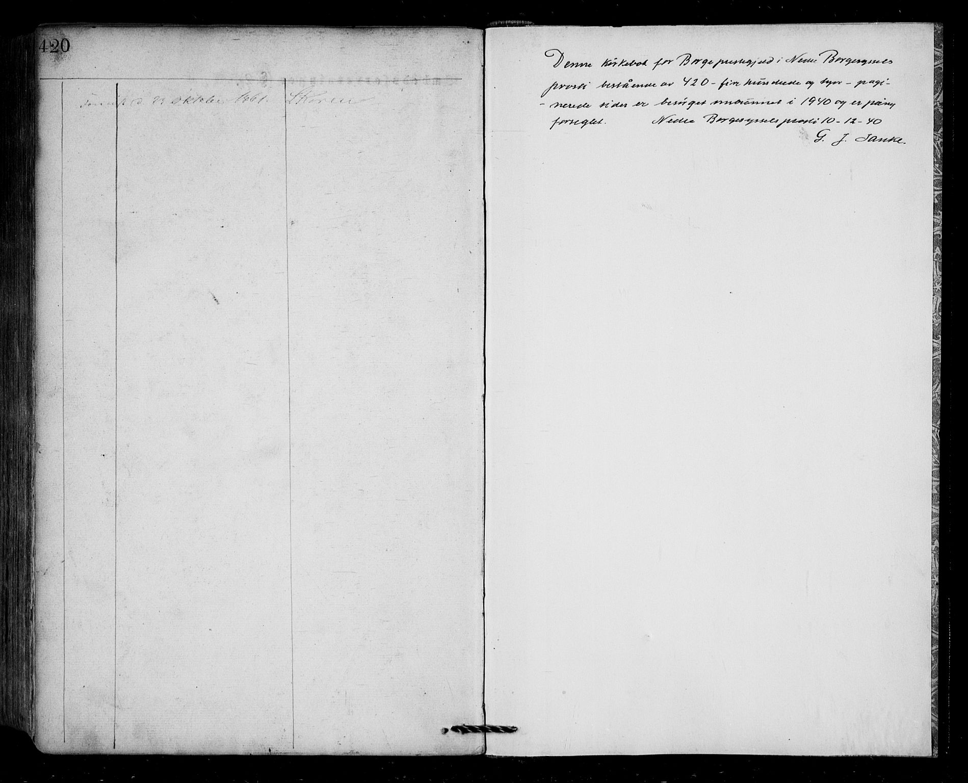 Borge prestekontor Kirkebøker, AV/SAO-A-10903/F/Fa/L0006: Ministerialbok nr. I 6, 1861-1874