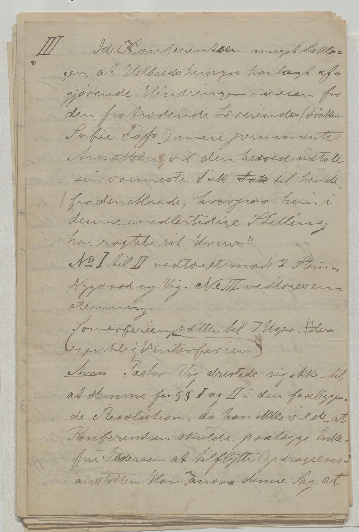 Det Norske Misjonsselskap - hovedadministrasjonen, VID/MA-A-1045/D/Da/Daa/L0036/0001: Konferansereferat og årsberetninger / Konferansereferat fra Madagaskar Innland., 1882