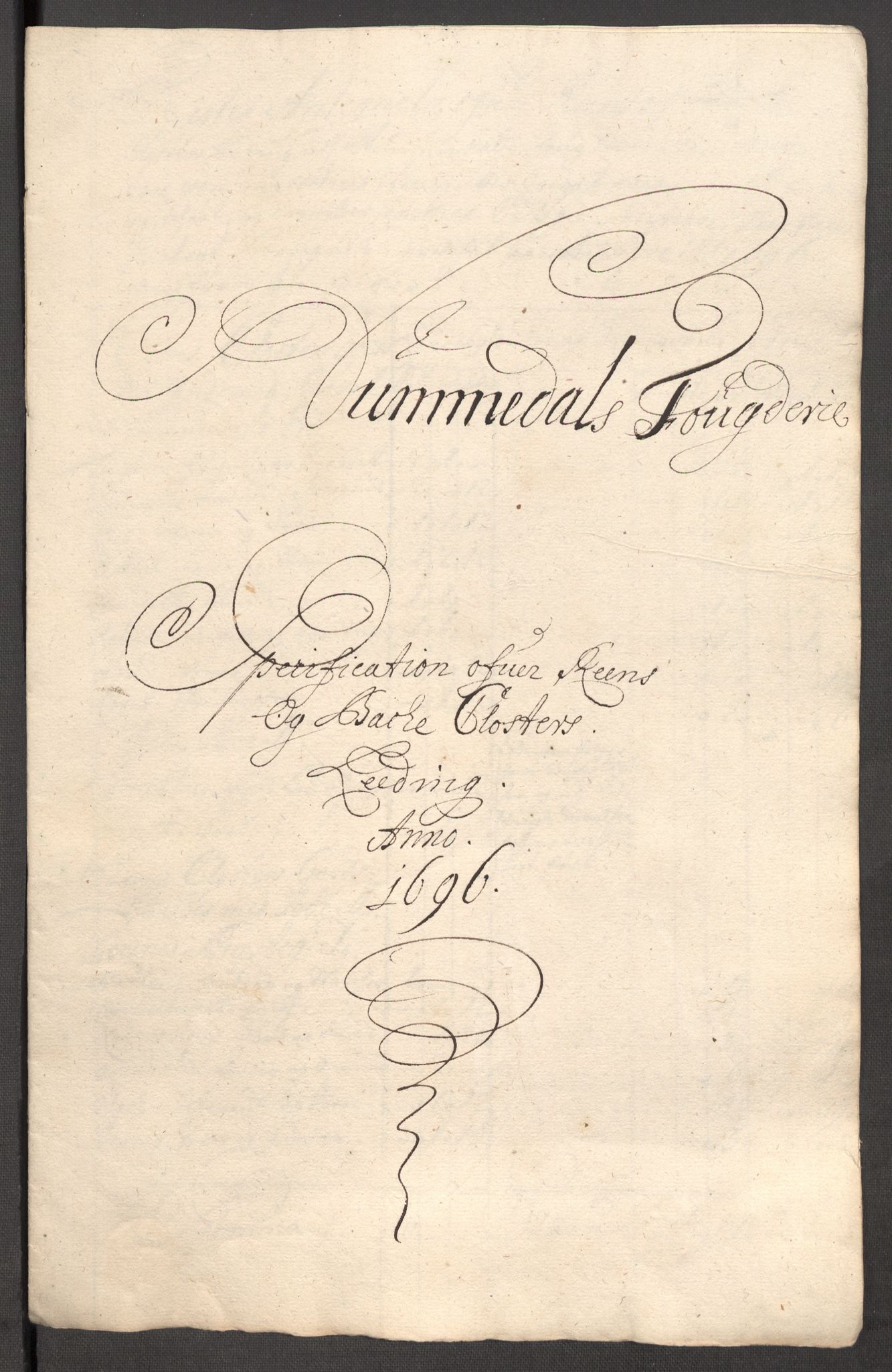 Rentekammeret inntil 1814, Reviderte regnskaper, Fogderegnskap, AV/RA-EA-4092/R64/L4425: Fogderegnskap Namdal, 1696-1698, s. 82