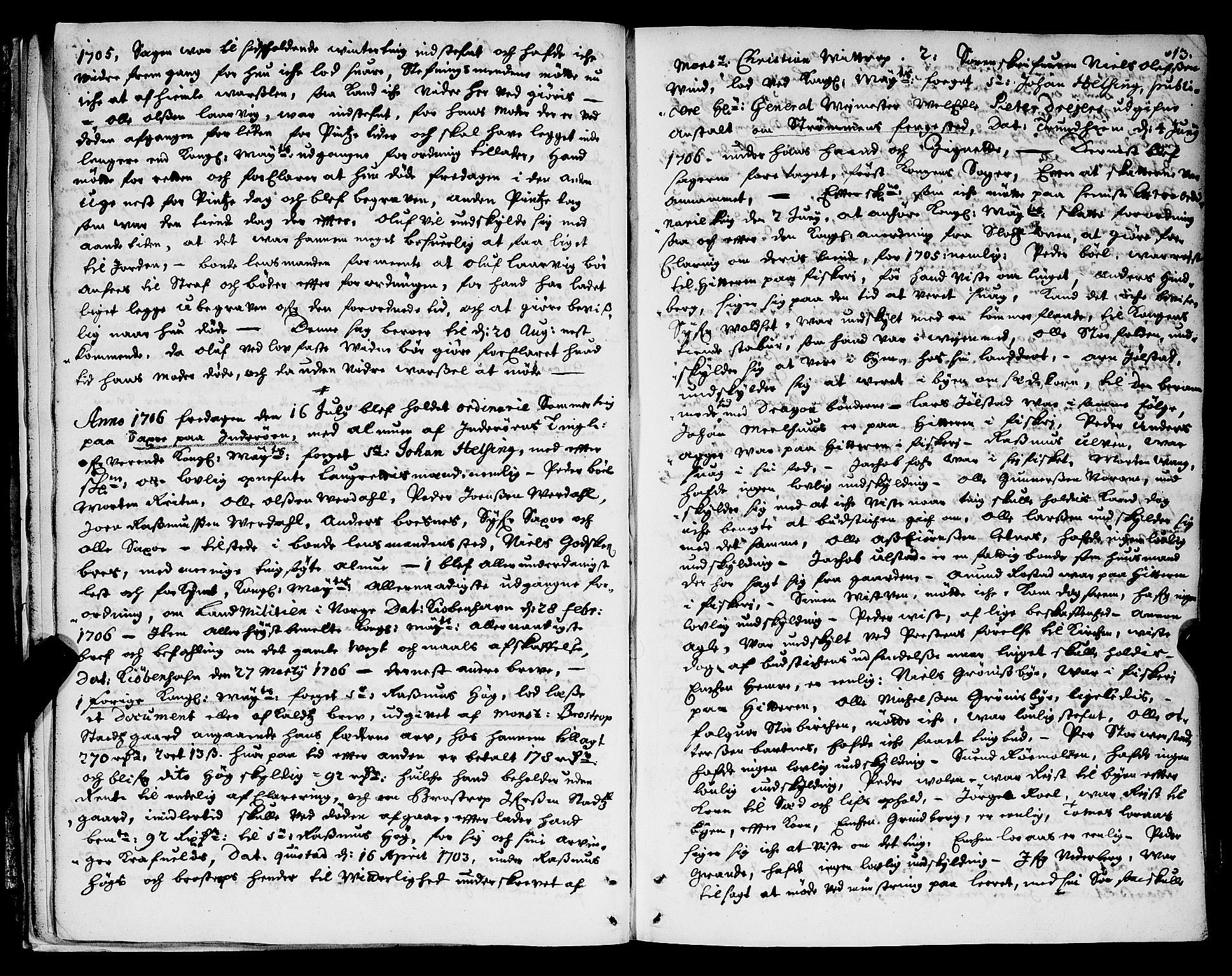 Inderøy sorenskriveri, AV/SAT-A-4147/1/1/1A/L0006: Tingbok, 1706-1710, s. 12b-13a