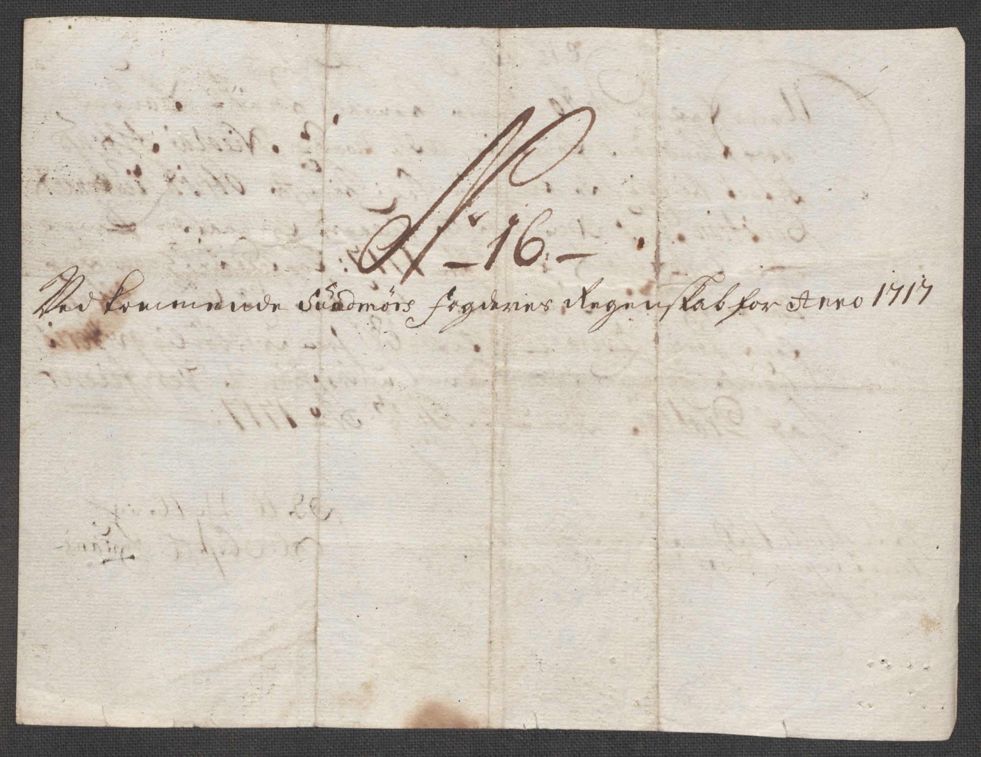 Rentekammeret inntil 1814, Reviderte regnskaper, Fogderegnskap, AV/RA-EA-4092/R54/L3569: Fogderegnskap Sunnmøre, 1717, s. 181