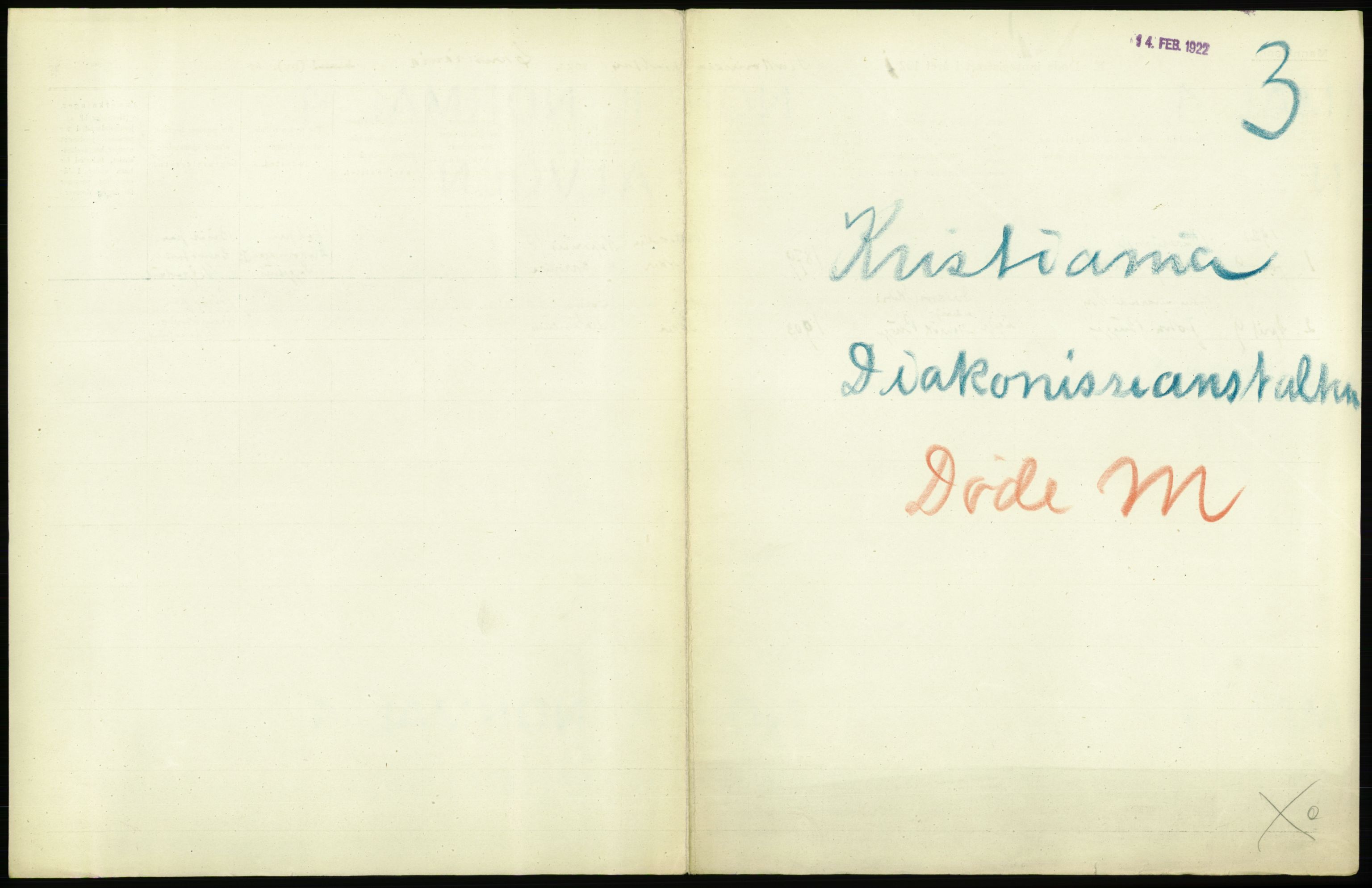Statistisk sentralbyrå, Sosiodemografiske emner, Befolkning, AV/RA-S-2228/D/Df/Dfc/Dfca/L0013: Kristiania: Døde, dødfødte, 1921, s. 261