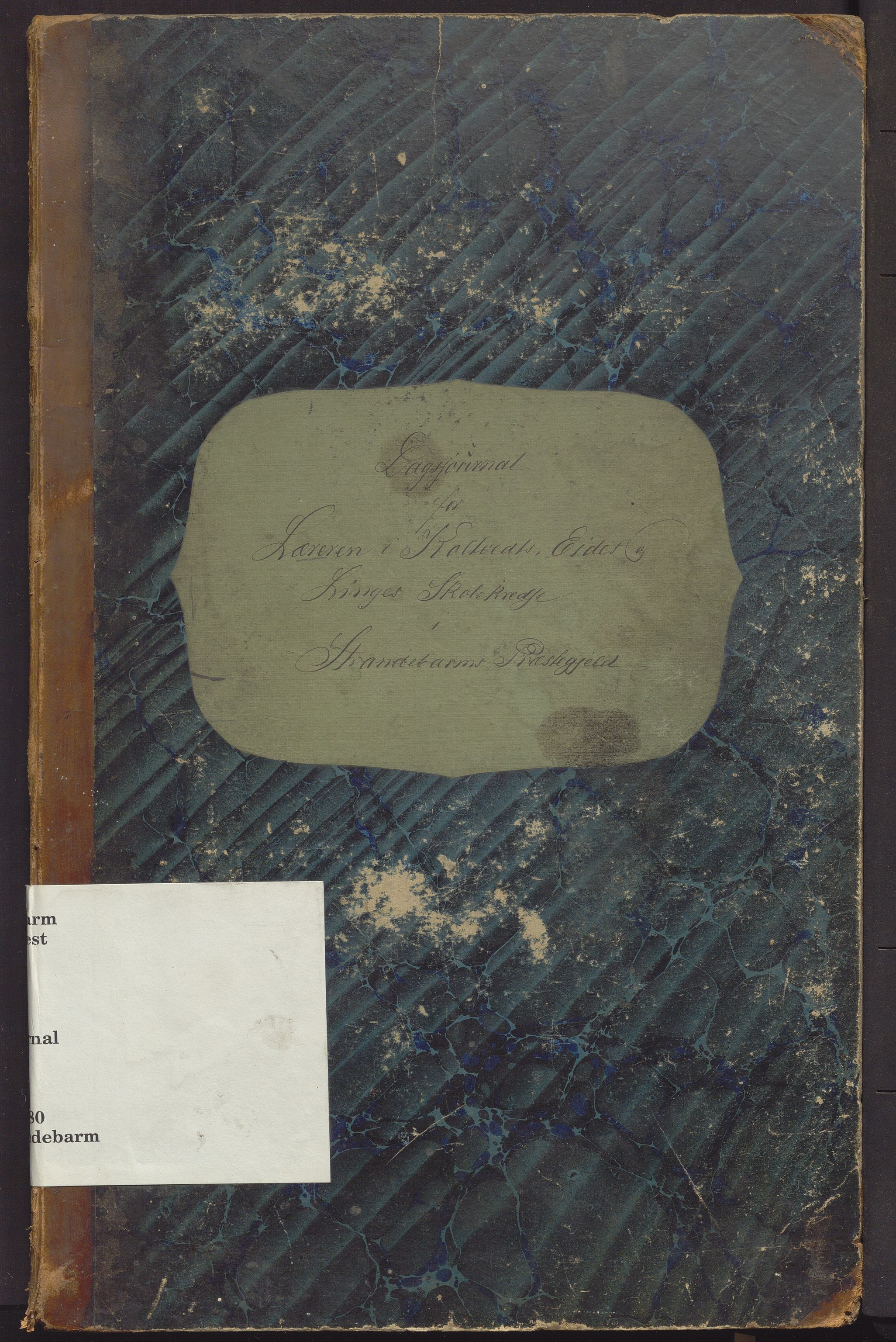 Strandebarm sokneprestembete, AV/SAB-A-78401/J/Jb/Jbb/L0004: Dagsjournal for læraren i Kalltvedt, Eide og Linge skulekrinsar i Strandebarm, 1873-1880