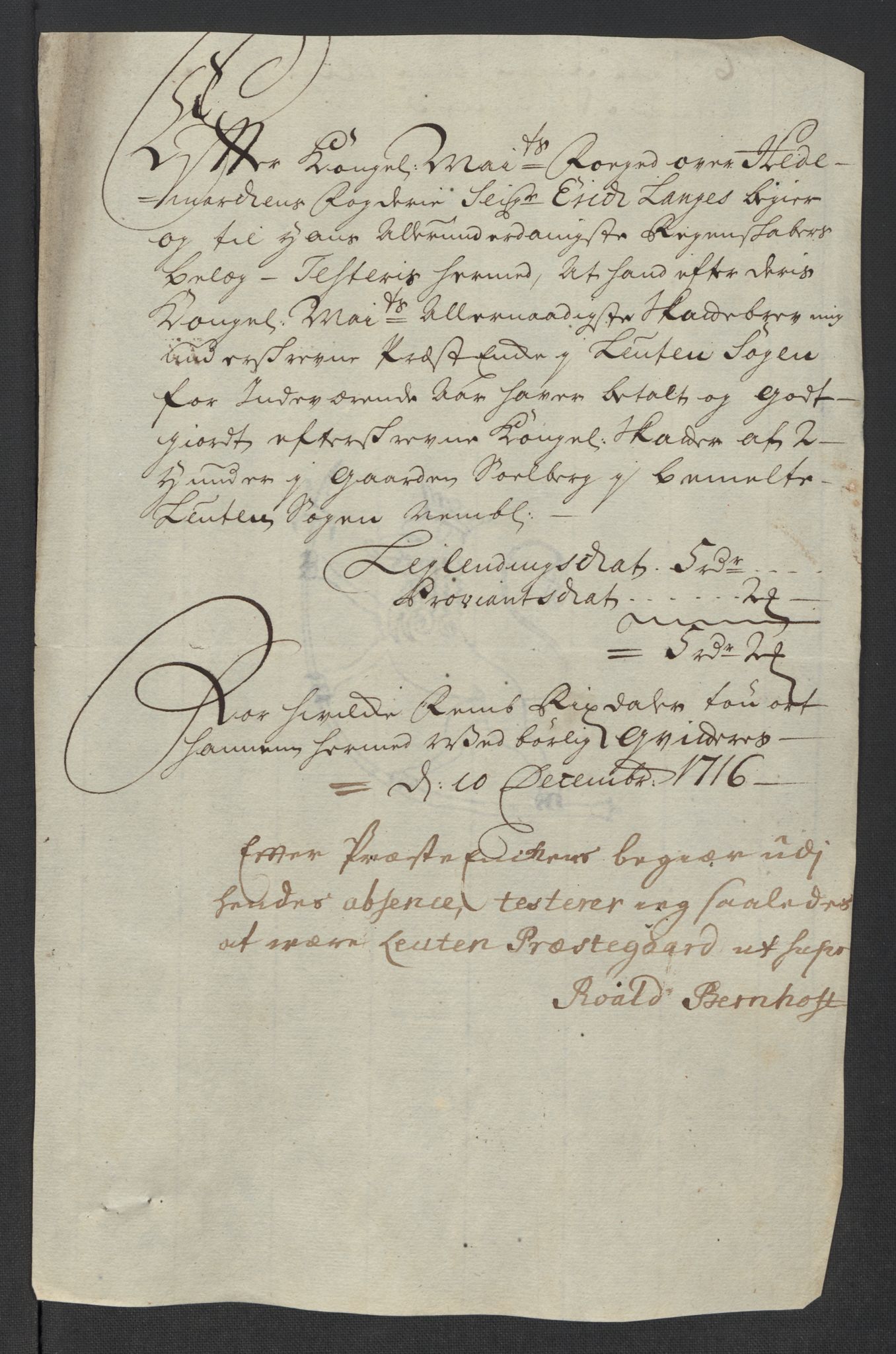 Rentekammeret inntil 1814, Reviderte regnskaper, Fogderegnskap, AV/RA-EA-4092/R16/L1055: Fogderegnskap Hedmark, 1716, s. 303