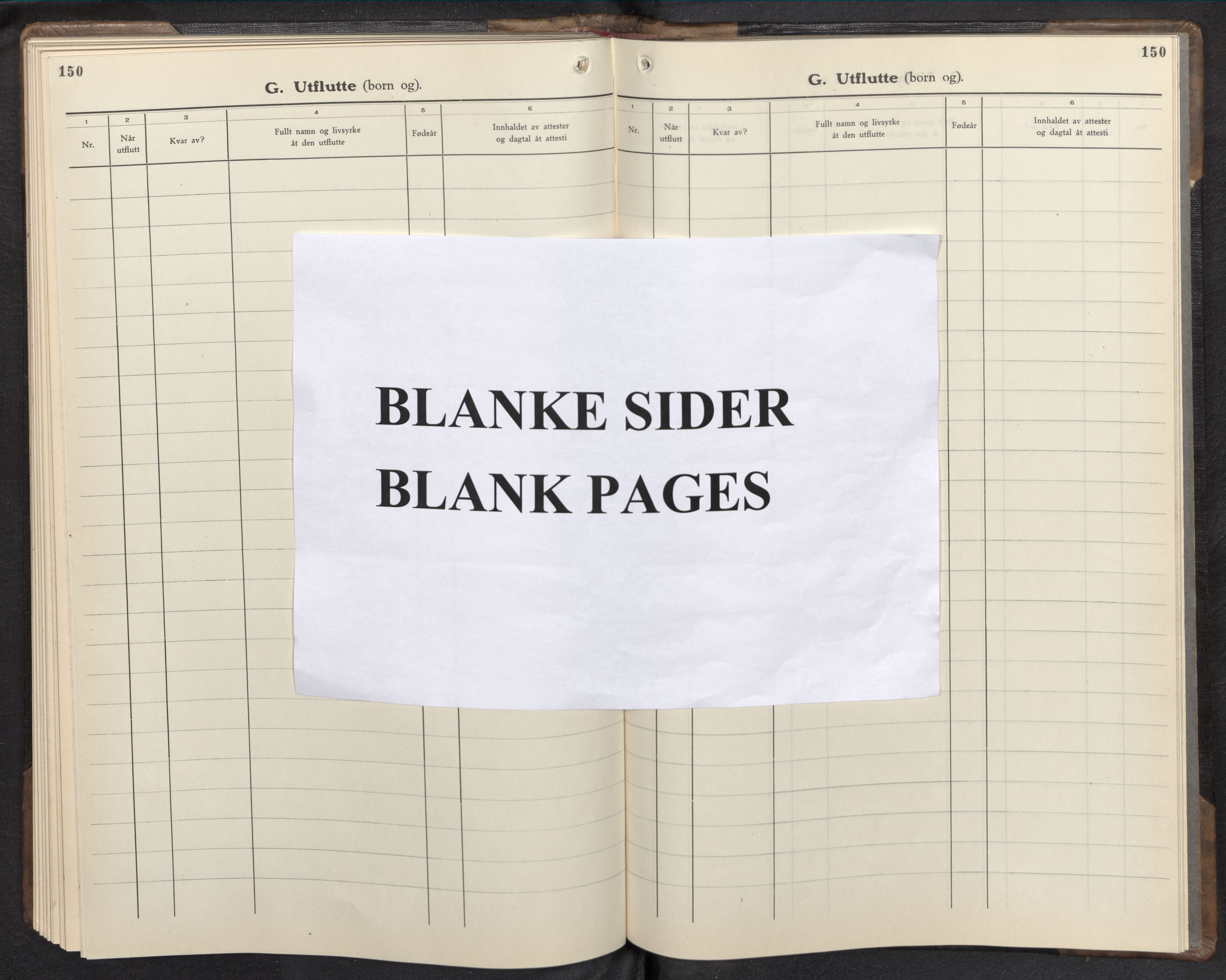 Bremanger sokneprestembete, AV/SAB-A-82201/H/Hab/Habc/L0003: Klokkerbok nr. C 3, 1936-1952, s. 150