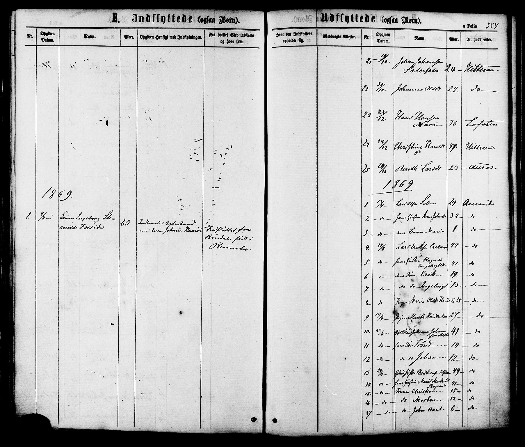 Ministerialprotokoller, klokkerbøker og fødselsregistre - Sør-Trøndelag, AV/SAT-A-1456/630/L0495: Ministerialbok nr. 630A08, 1868-1878, s. 354