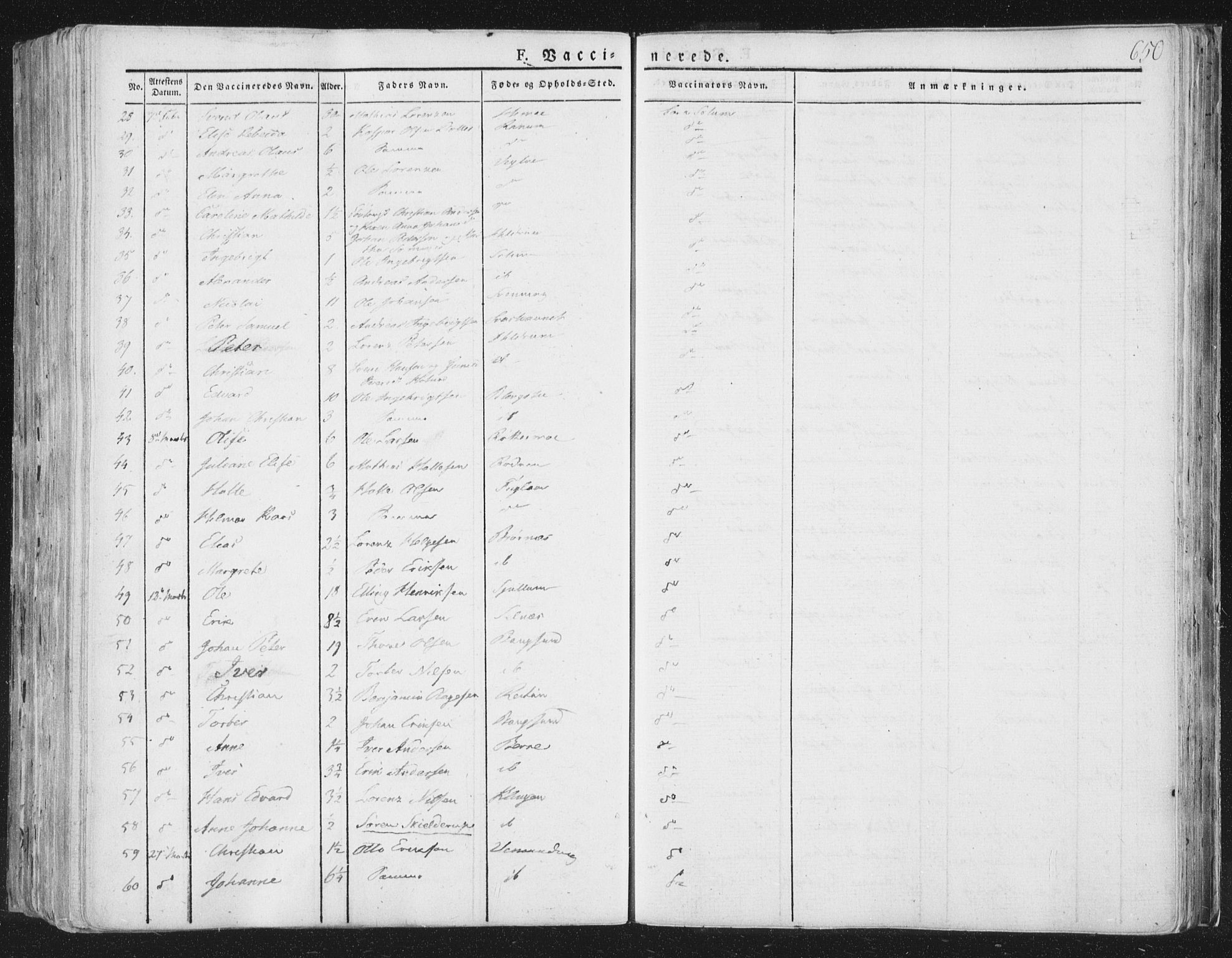 Ministerialprotokoller, klokkerbøker og fødselsregistre - Nord-Trøndelag, SAT/A-1458/764/L0552: Ministerialbok nr. 764A07b, 1824-1865, s. 650