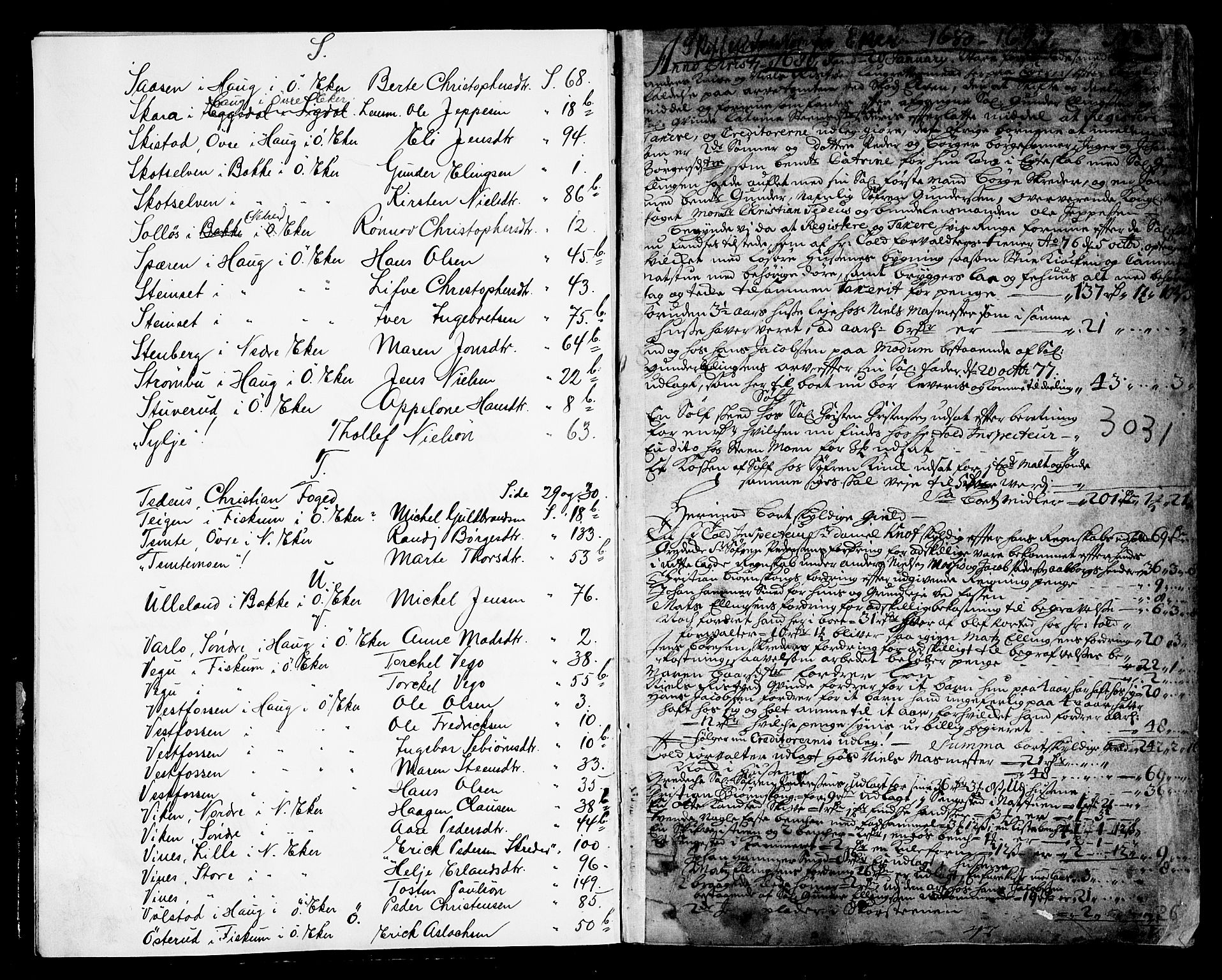 Eiker, Modum og Sigdal sorenskriveri, SAKO/A-123/H/Hb/Hba/L0002a: Skifteprotokoll, 1680-1697