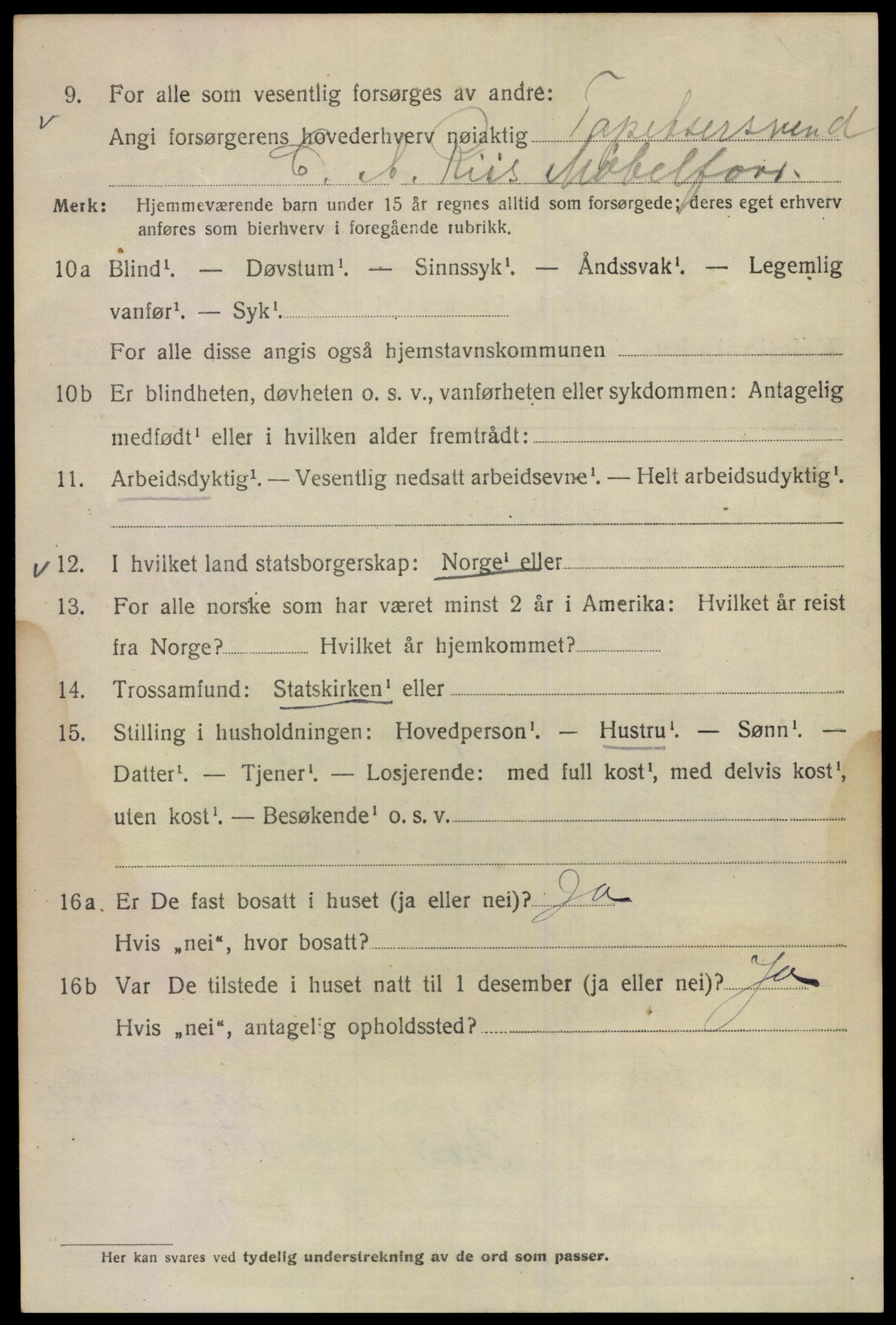 SAO, Folketelling 1920 for 0301 Kristiania kjøpstad, 1920, s. 434238