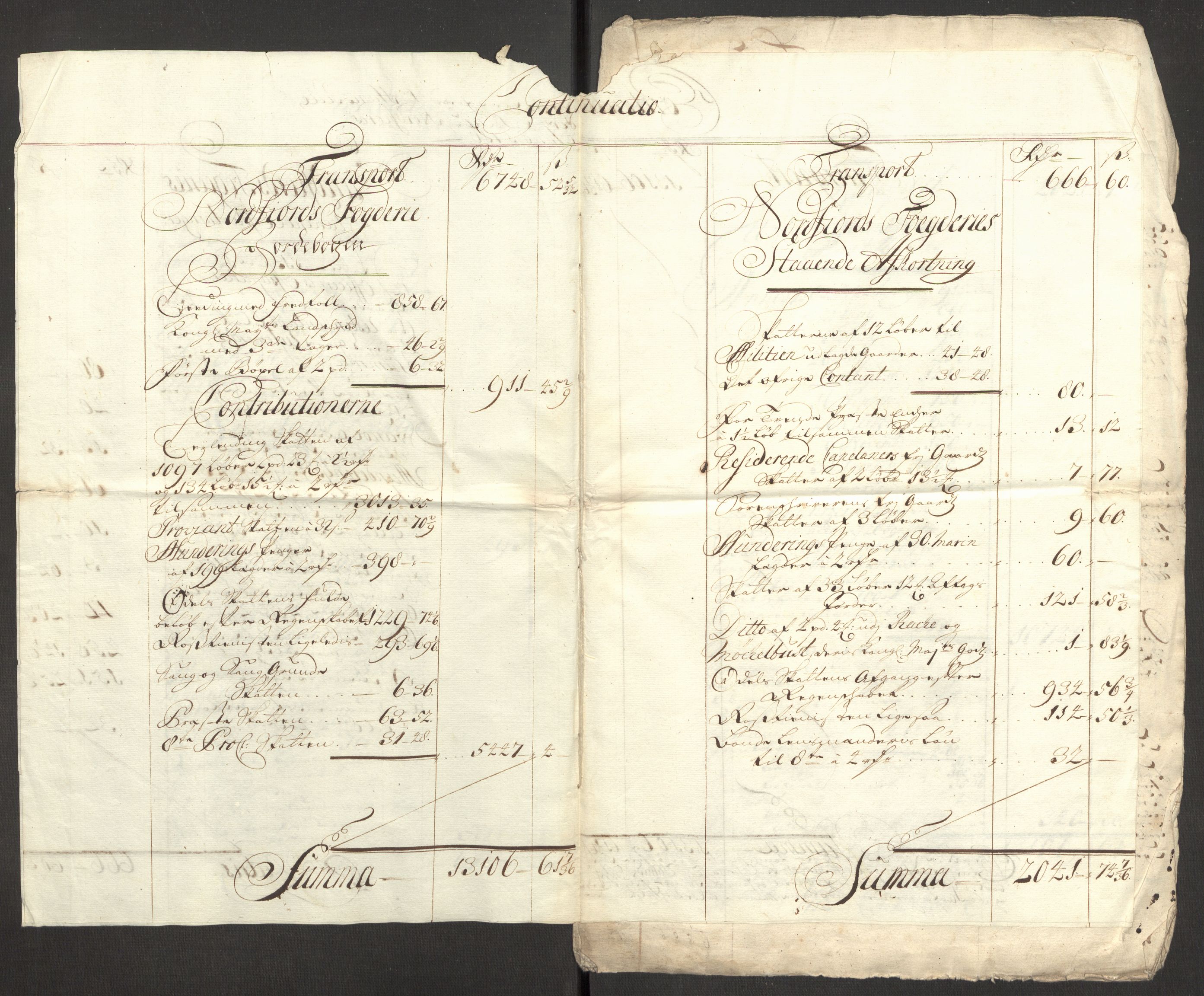 Rentekammeret inntil 1814, Reviderte regnskaper, Fogderegnskap, RA/EA-4092/R53/L3433: Fogderegnskap Sunn- og Nordfjord, 1710-1711, s. 13