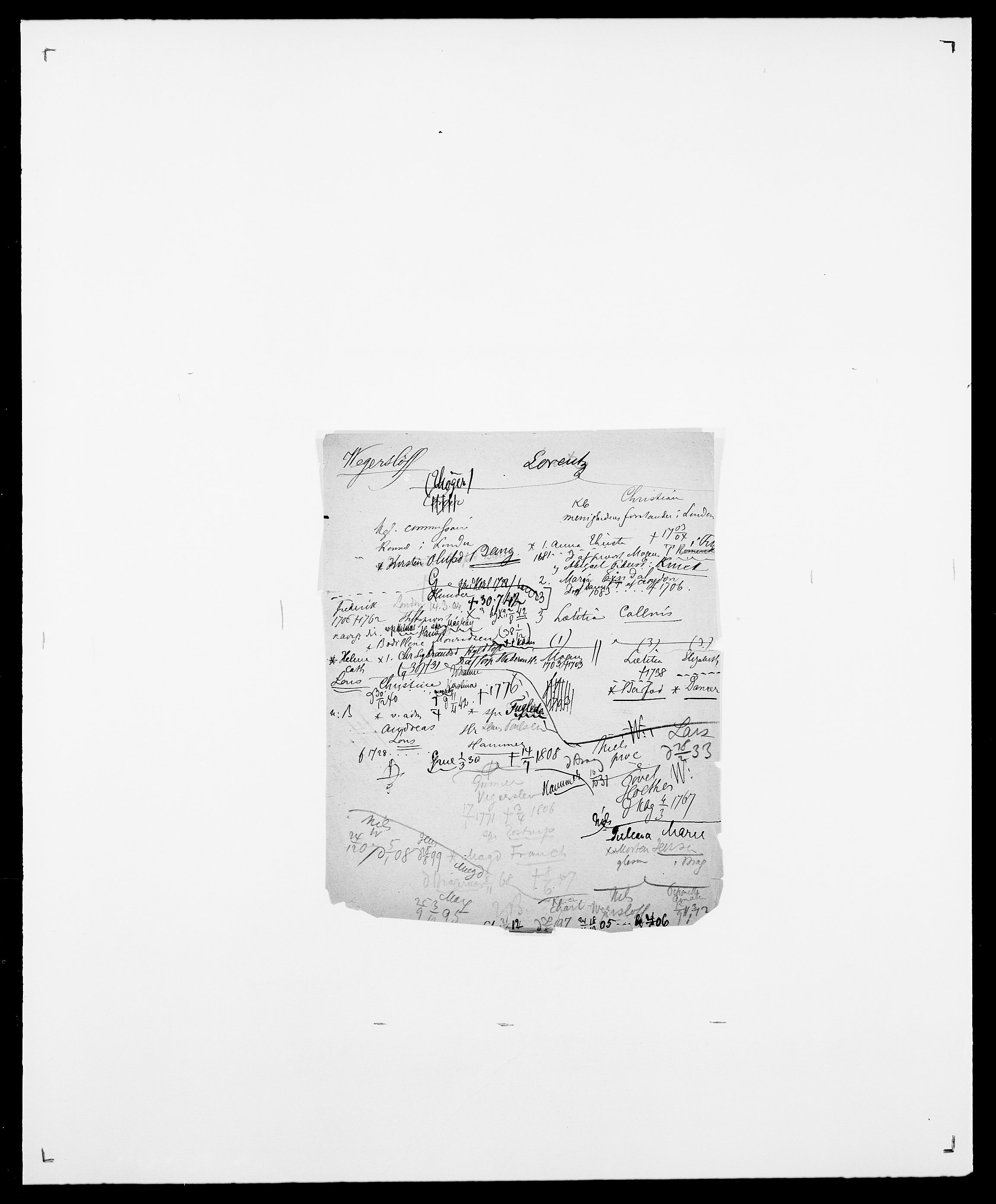 Delgobe, Charles Antoine - samling, AV/SAO-PAO-0038/D/Da/L0040: Usgaard - Velund, s. 499