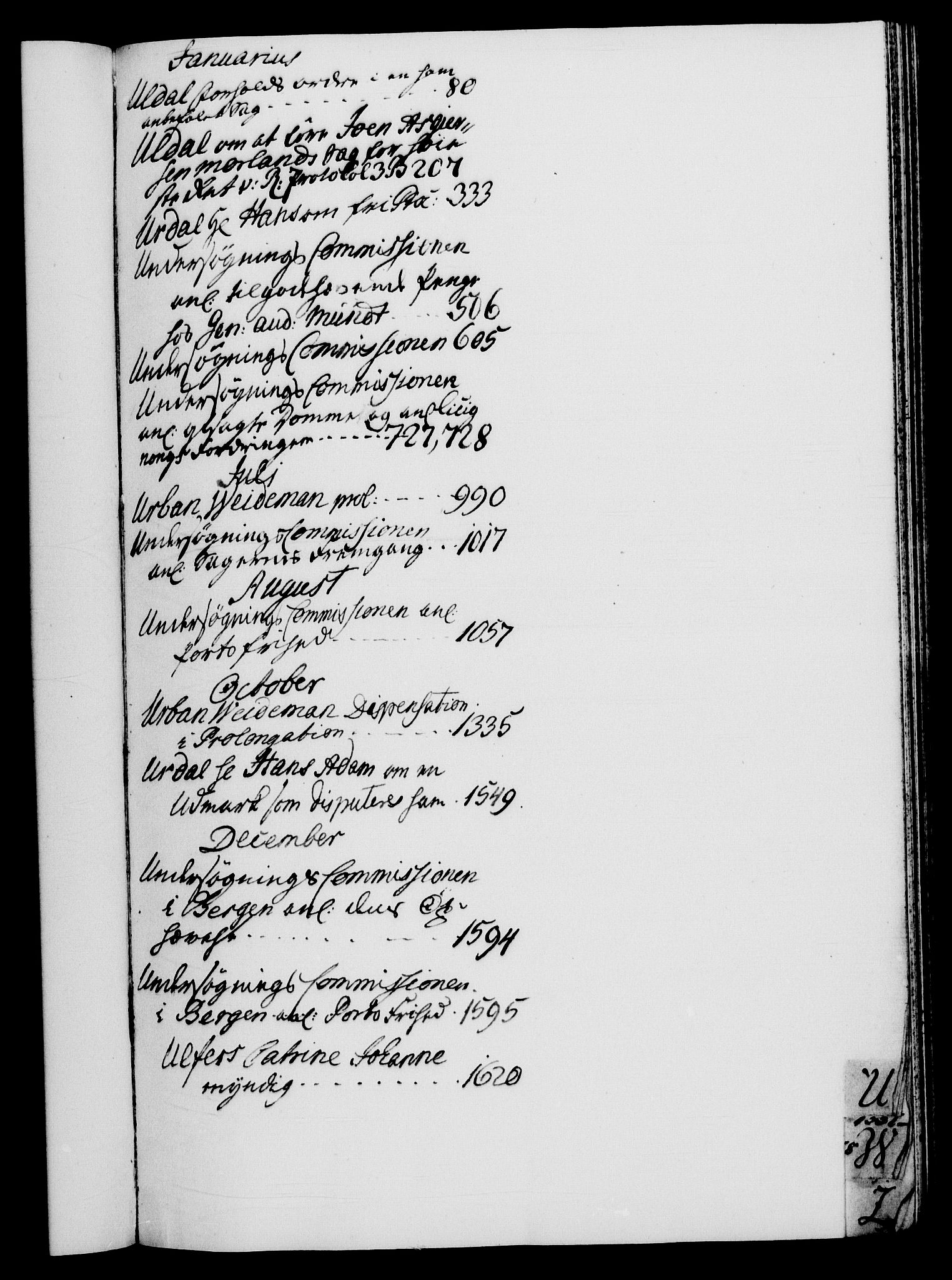 Danske Kanselli 1572-1799, AV/RA-EA-3023/I/Ia/L0002: 3. departements journal, 1772