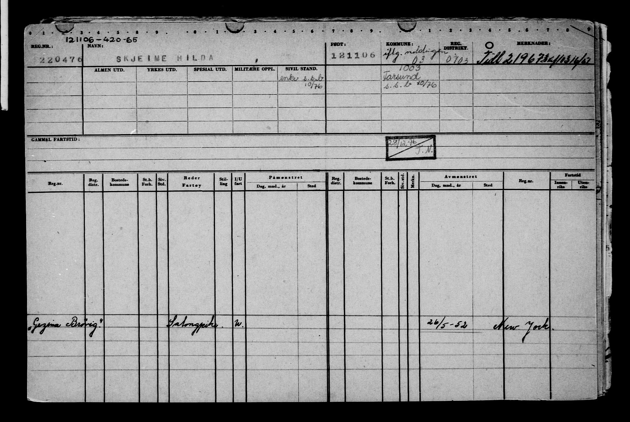 Direktoratet for sjømenn, AV/RA-S-3545/G/Gb/L0068: Hovedkort, 1906, s. 135