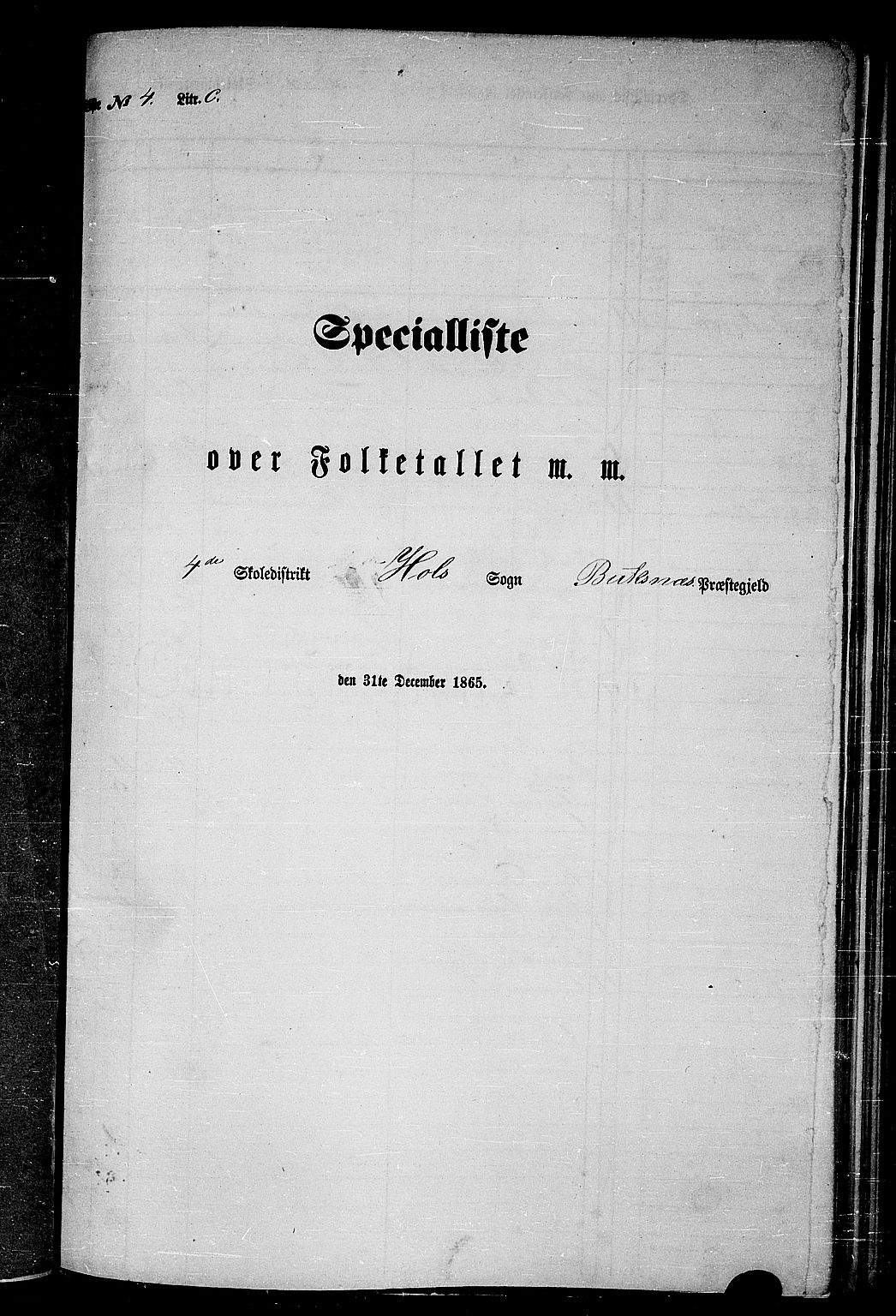 RA, Folketelling 1865 for 1860P Buksnes prestegjeld, 1865, s. 106