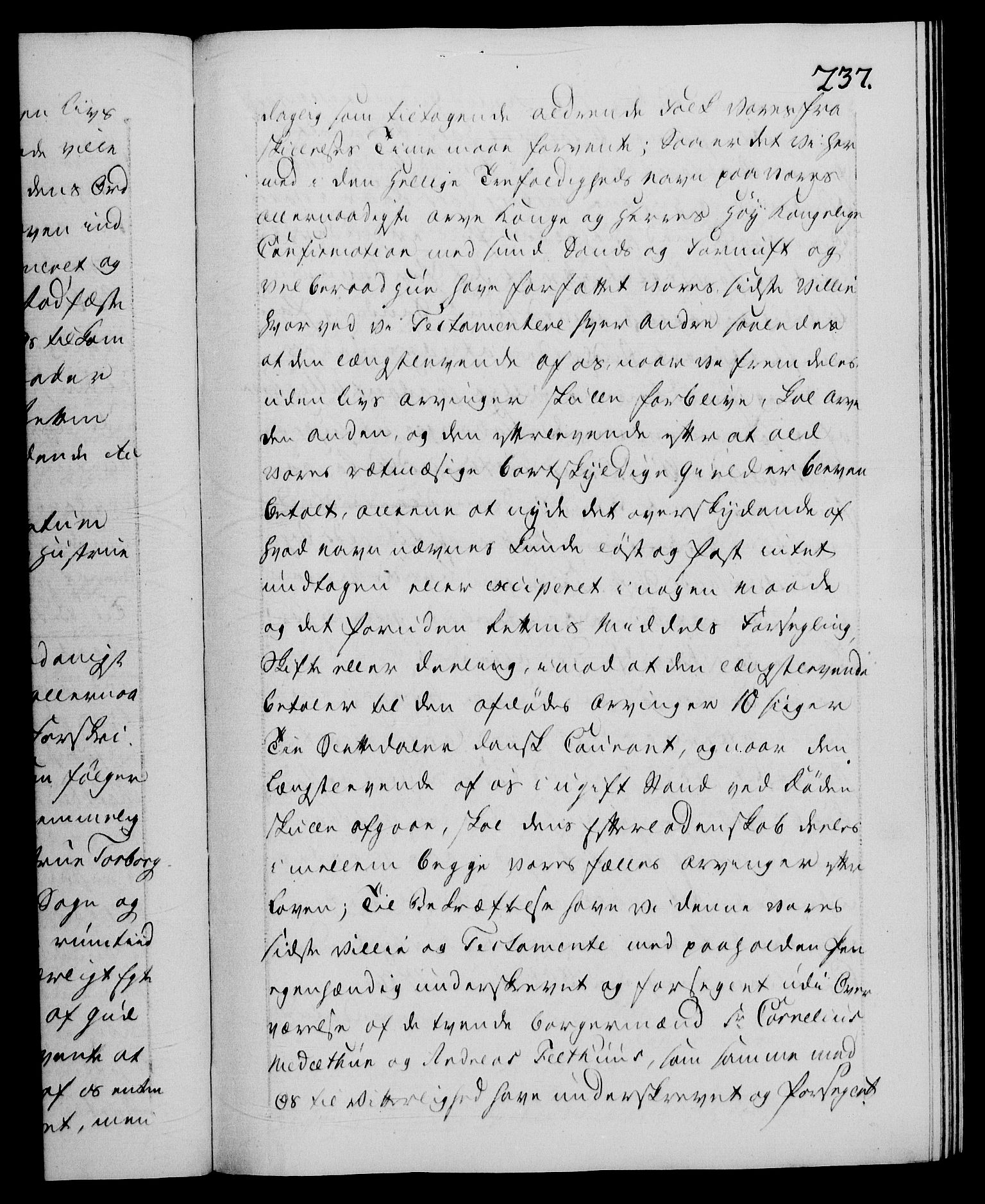 Danske Kanselli 1572-1799, RA/EA-3023/F/Fc/Fca/Fcaa/L0051: Norske registre, 1786-1787, s. 237a