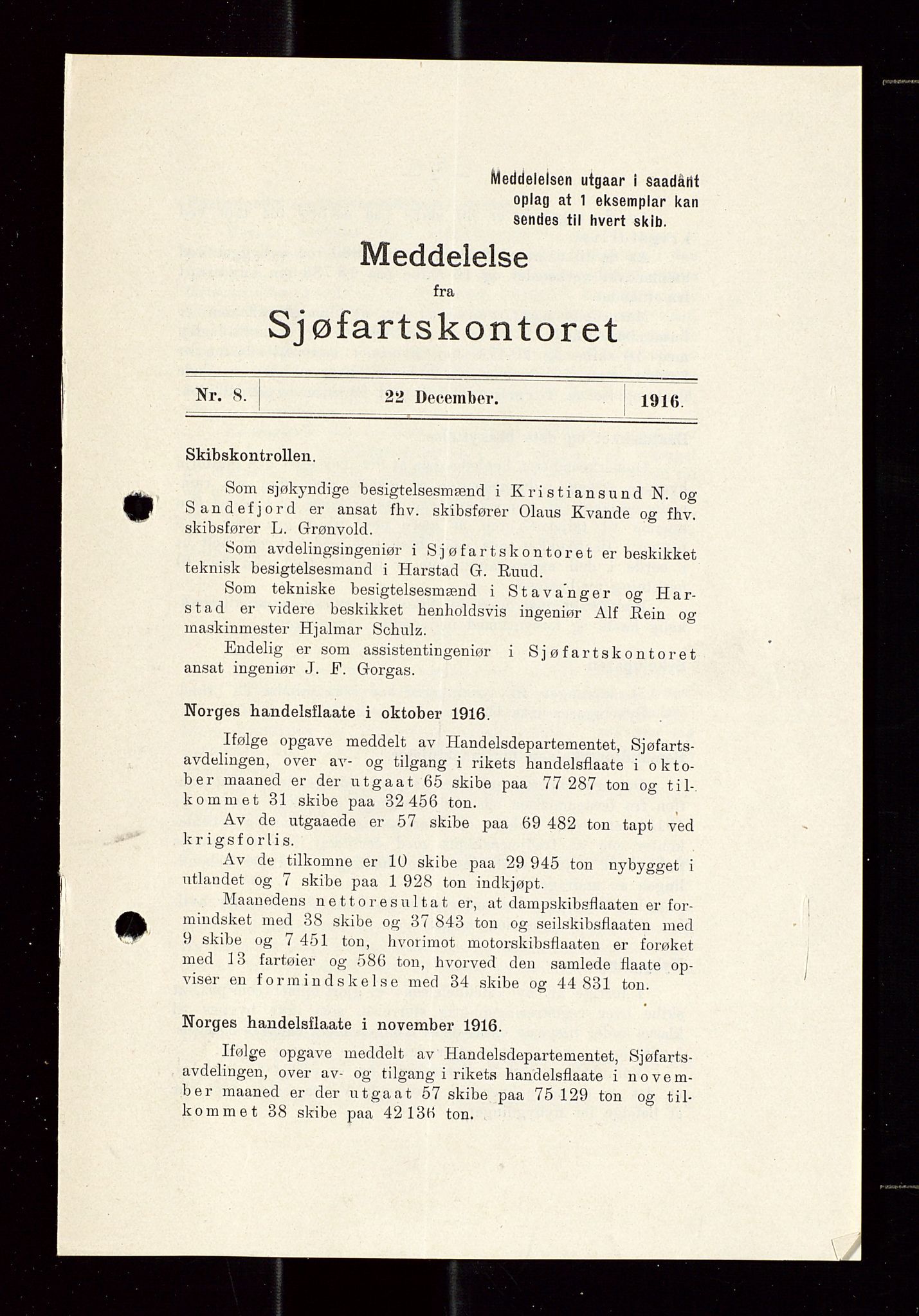 Pa 1521 - A/S Norske Shell, AV/SAST-A-101915/E/Ea/Eaa/L0020: Sjefskorrespondanse, 1917, s. 288