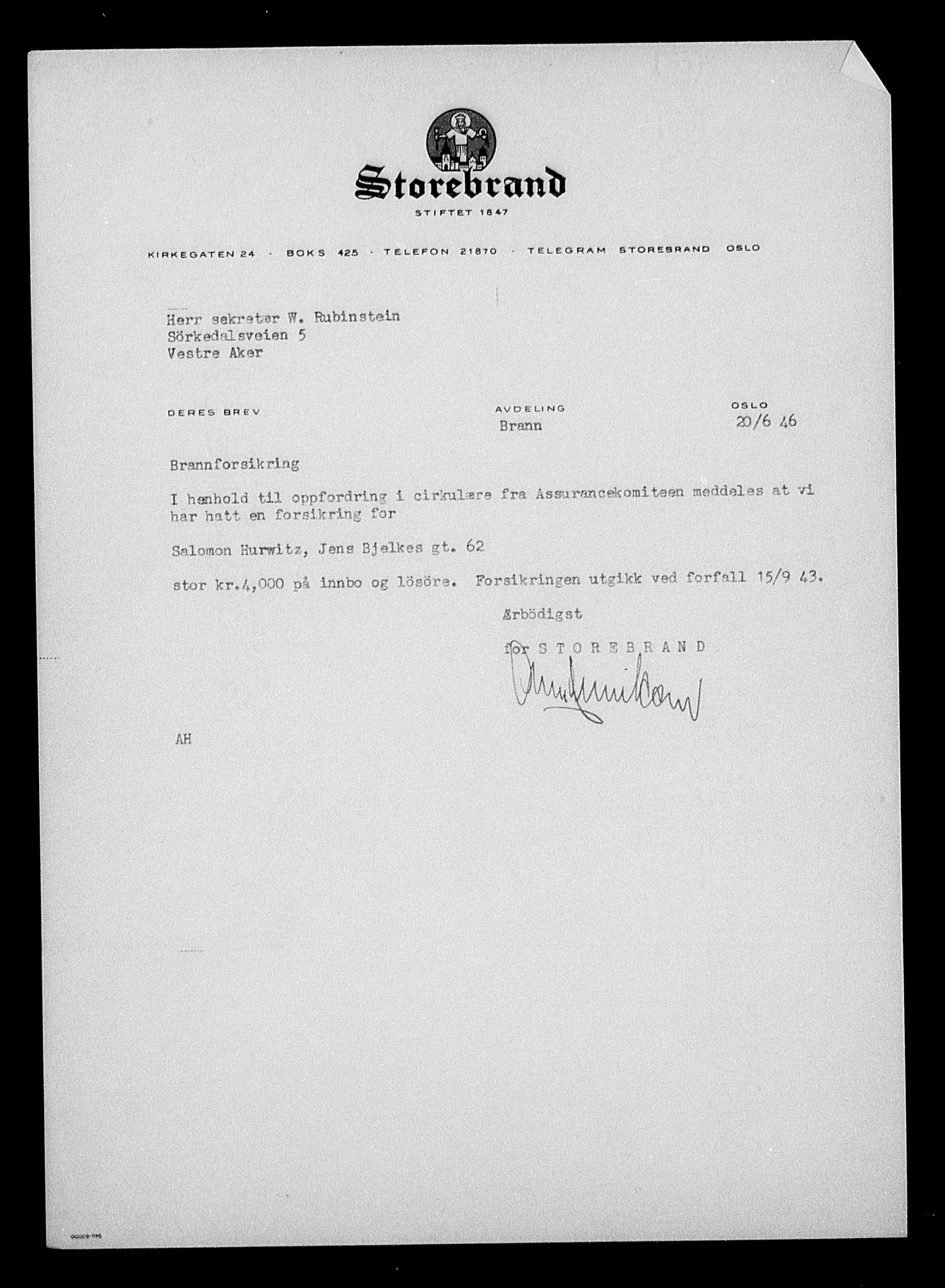 Justisdepartementet, Tilbakeføringskontoret for inndratte formuer, AV/RA-S-1564/H/Hc/Hcc/L0945: --, 1945-1947, s. 15