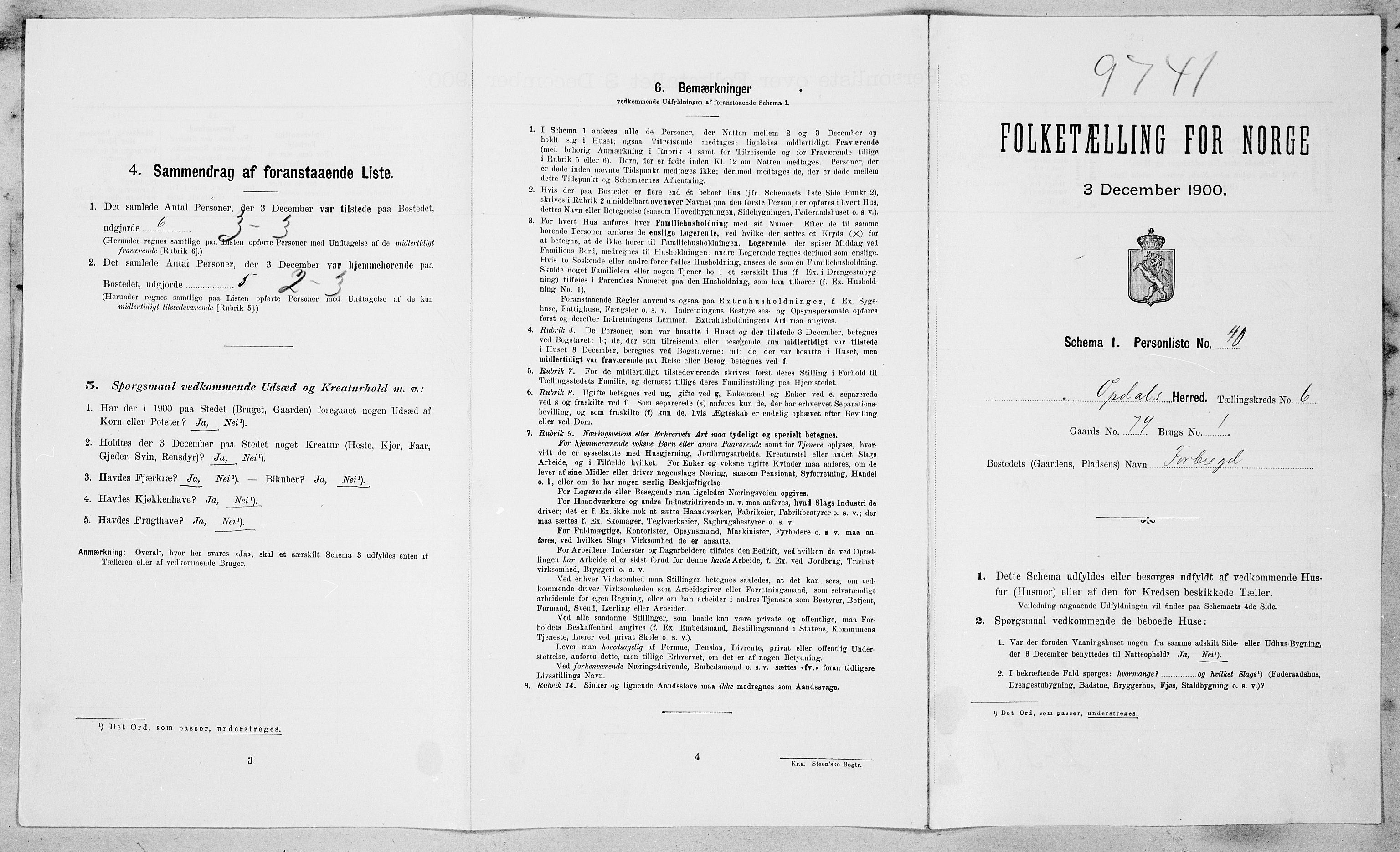 SAT, Folketelling 1900 for 1634 Oppdal herred, 1900, s. 652