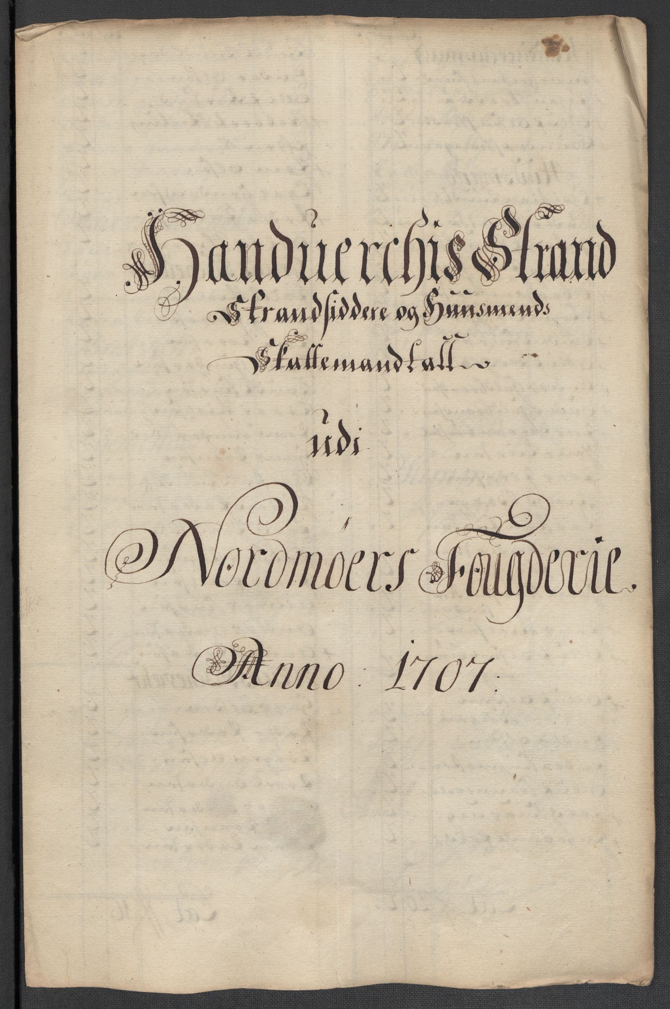 Rentekammeret inntil 1814, Reviderte regnskaper, Fogderegnskap, RA/EA-4092/R56/L3742: Fogderegnskap Nordmøre, 1706-1707, s. 248