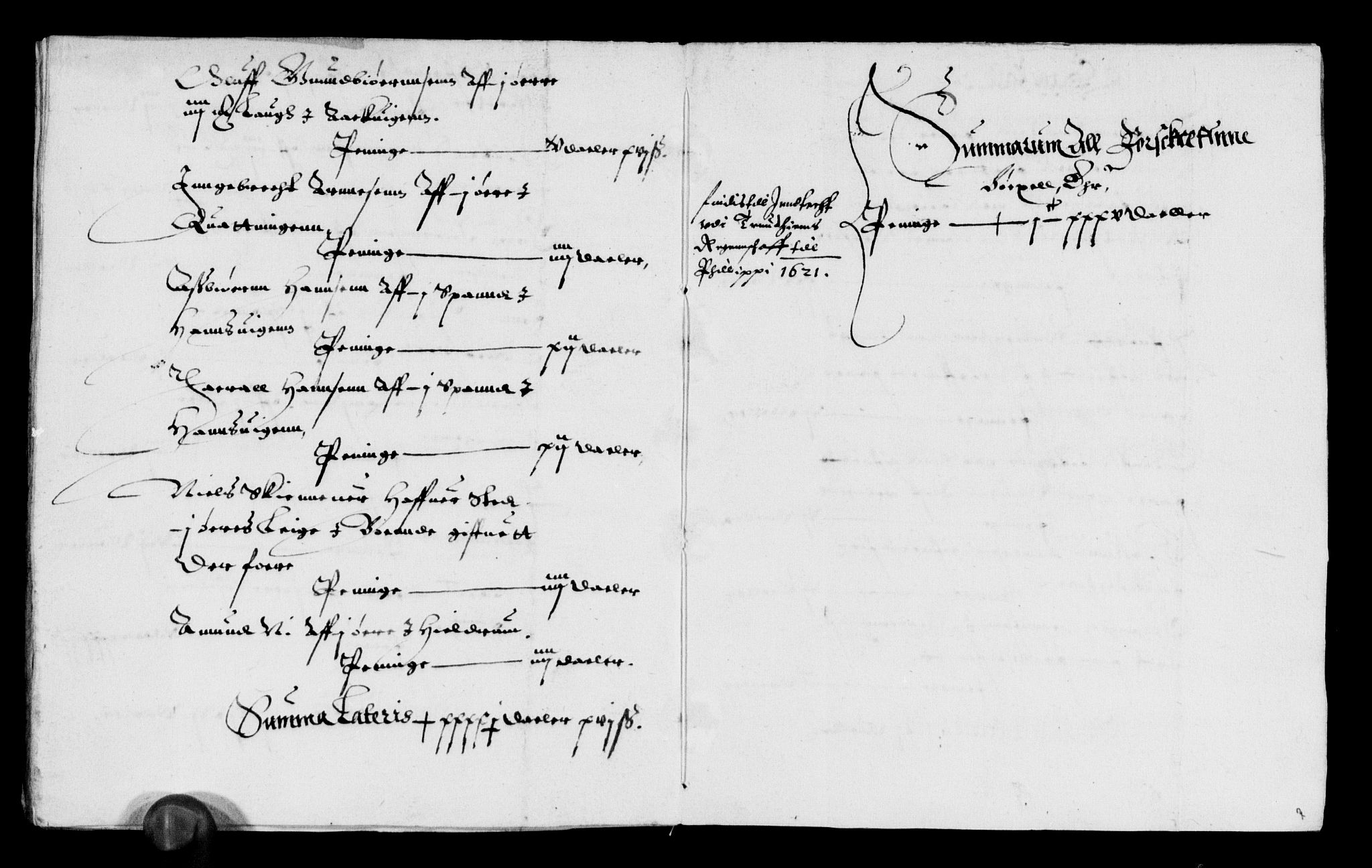Rentekammeret inntil 1814, Reviderte regnskaper, Lensregnskaper, AV/RA-EA-5023/R/Rb/Rbw/L0020: Trondheim len, 1620-1621
