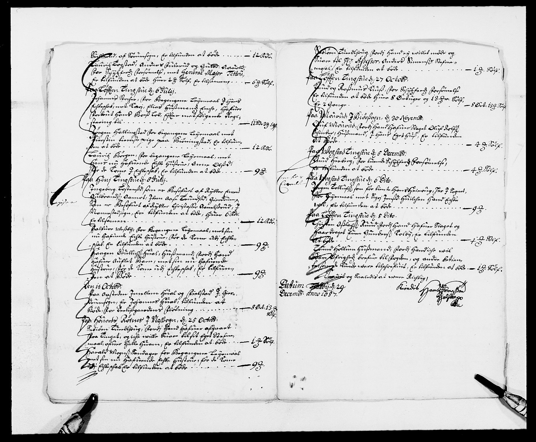 Rentekammeret inntil 1814, Reviderte regnskaper, Fogderegnskap, AV/RA-EA-4092/R12/L0700: Fogderegnskap Øvre Romerike, 1687-1688, s. 54