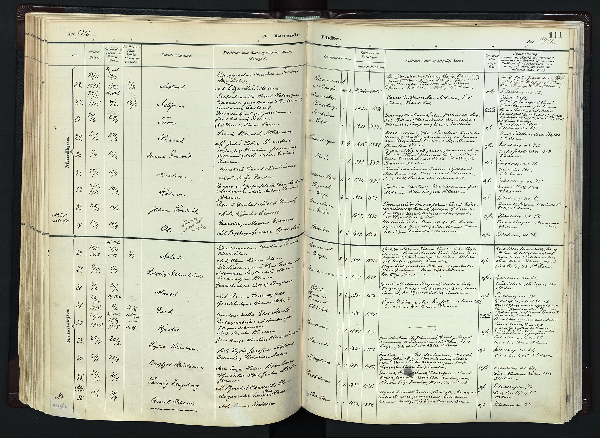 Vestre Bærum prestekontor Kirkebøker, AV/SAO-A-10209a/F/Fa/L0001: Ministerialbok nr. 1, 1896-1923, s. 111