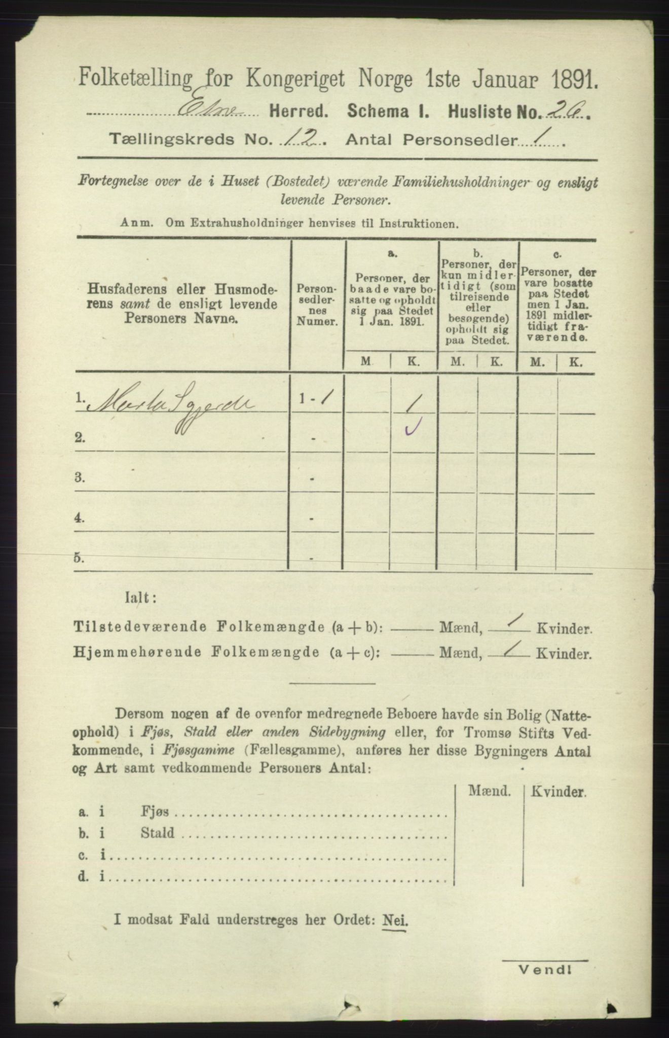 RA, Folketelling 1891 for 1211 Etne herred, 1891, s. 2553