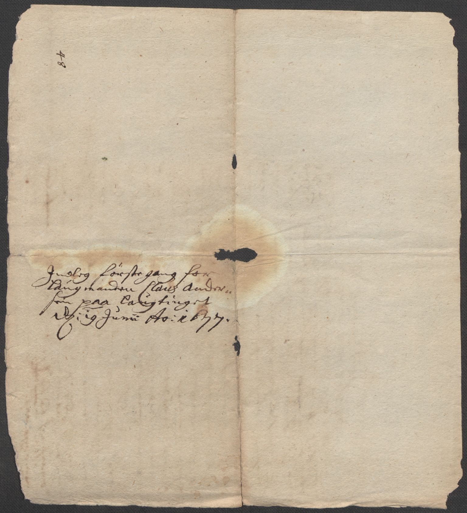 Riksarkivets diplomsamling, RA/EA-5965/F15/L0026: Prestearkiv - Telemark, 1575-1838, s. 87