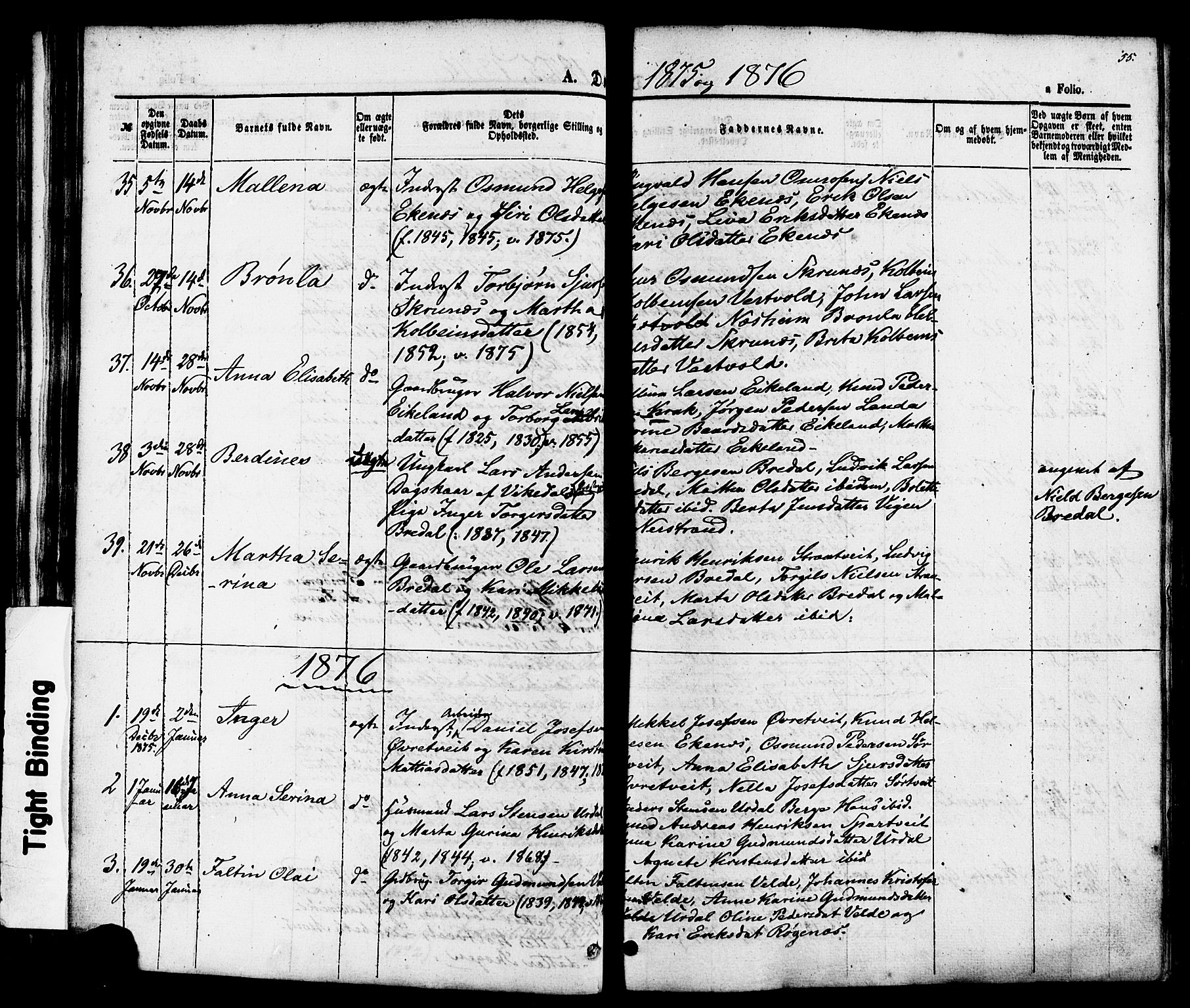 Skjold sokneprestkontor, SAST/A-101847/H/Ha/Haa/L0007: Ministerialbok nr. A 7, 1857-1882, s. 55