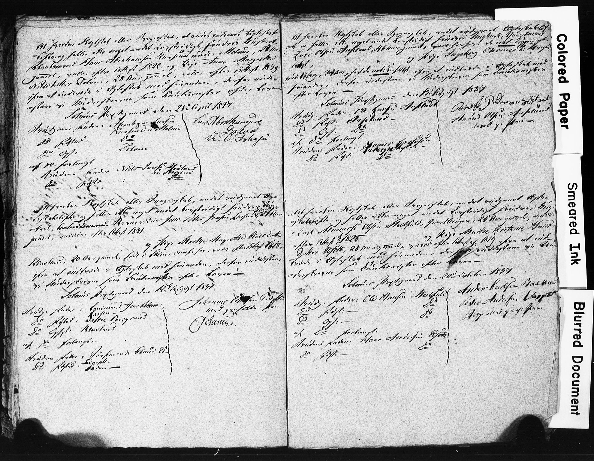 Solum kirkebøker, AV/SAKO-A-306/H/Hc/L0001: Forlovererklæringer nr. 1, 1834-1843