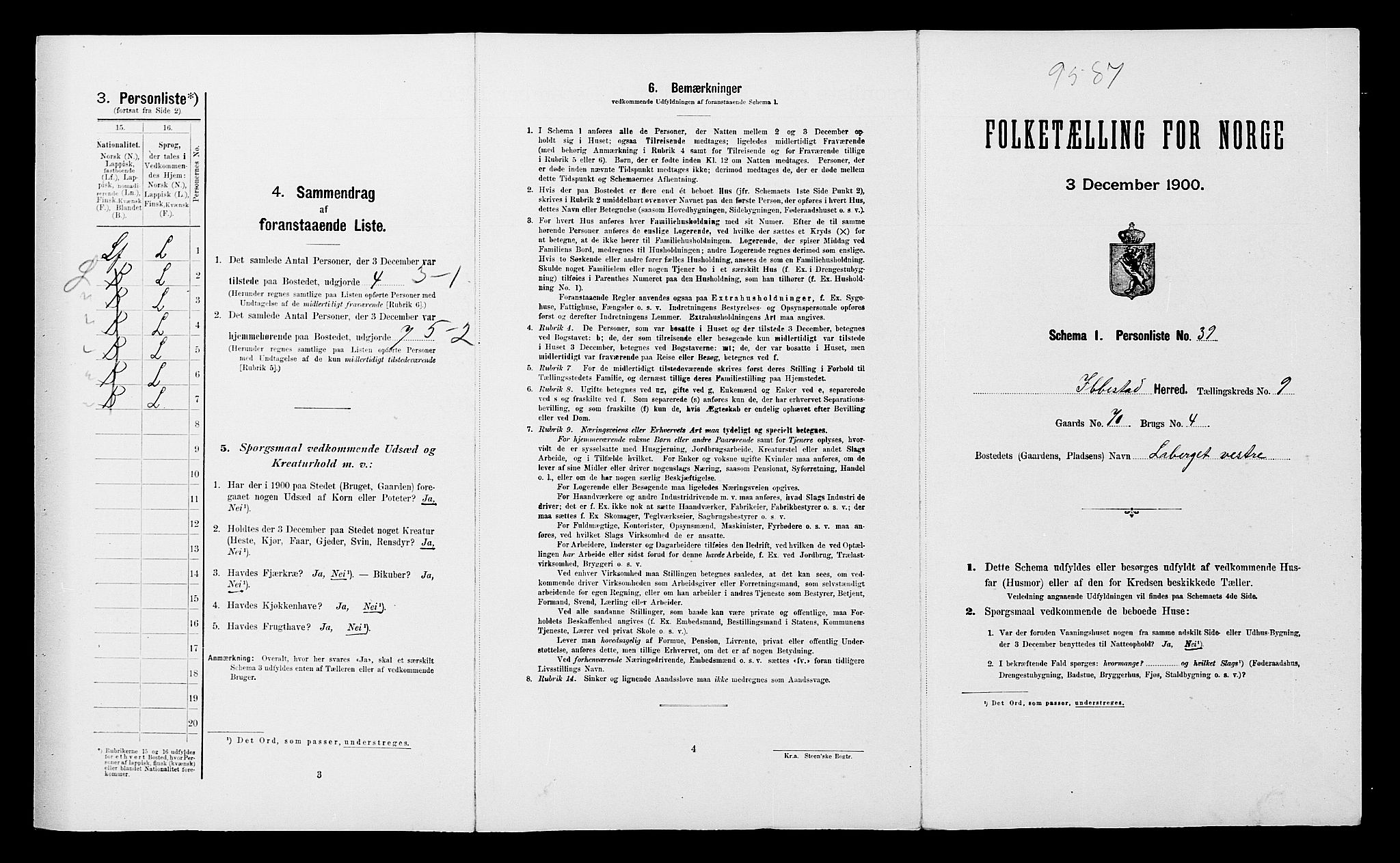 SATØ, Folketelling 1900 for 1917 Ibestad herred, 1900, s. 1242